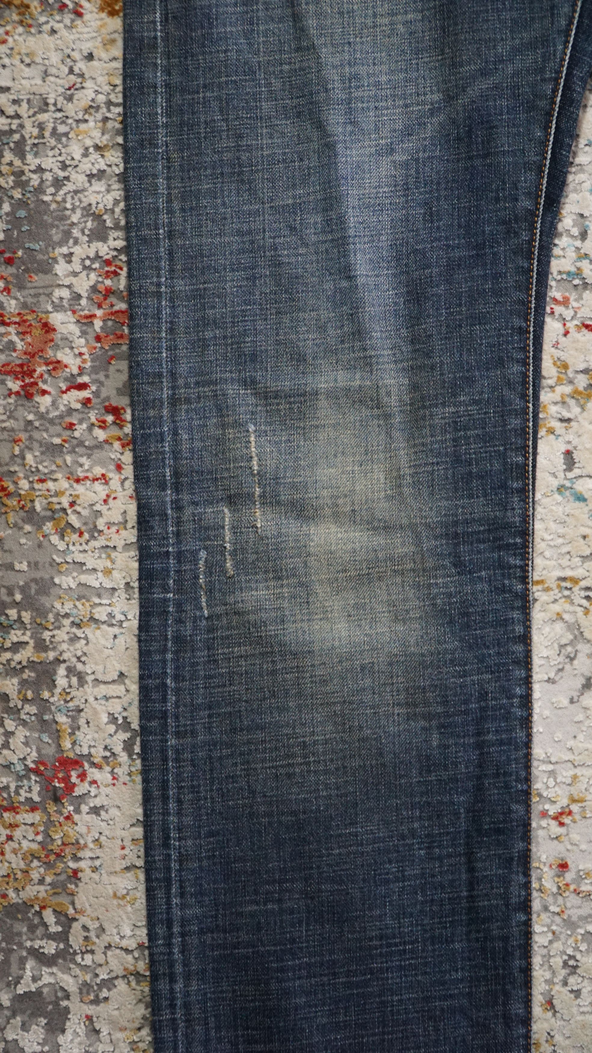 Chrome Hearts Levi's 517 Cross Patch Denim Jeans Grey W33