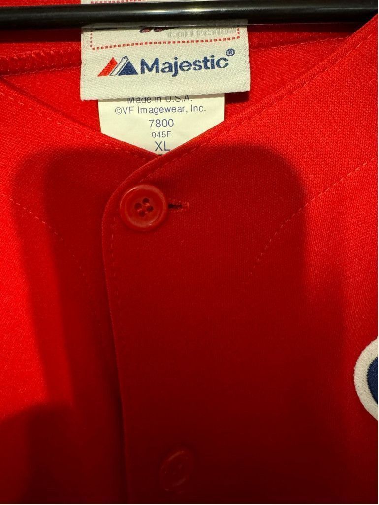 Majestic Los Angeles LA Angels of Anaheim Majestic Jersey Mens Sz XL Size US XL / EU 56 / 4 - 7 Thumbnail