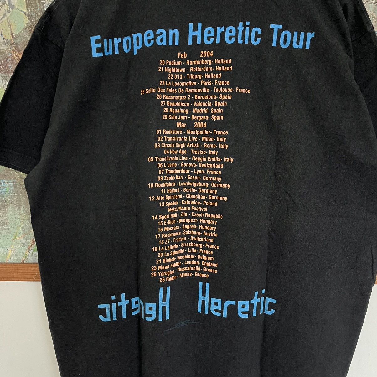 Band Tees vintage 90s/2000s Morbid Angel European heretic tour Size US XL / EU 56 / 4 - 7 Thumbnail