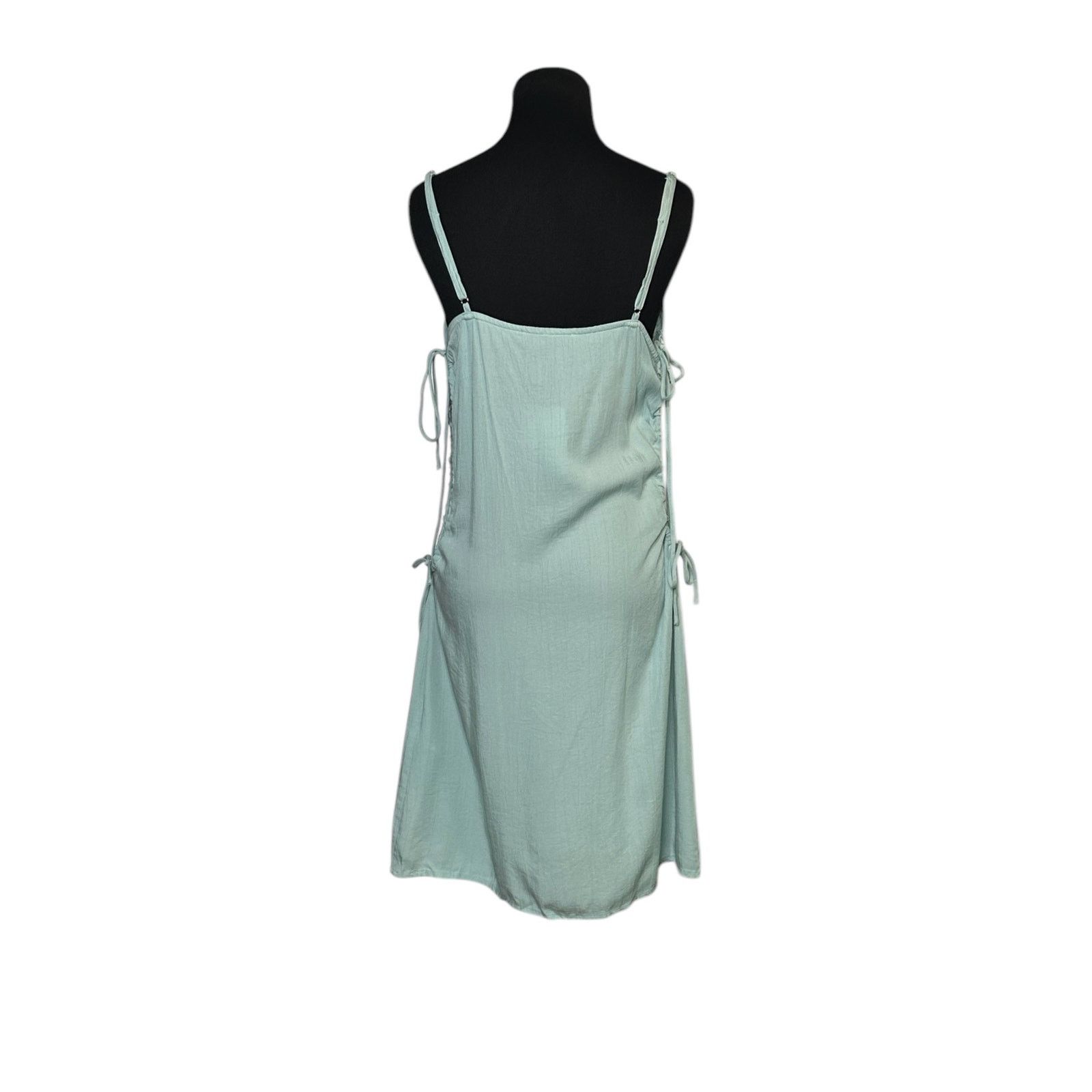 Forever 21 Forever 21 misty blue side ties woven dress size large Size L / US 10 / IT 46 - 11 Thumbnail