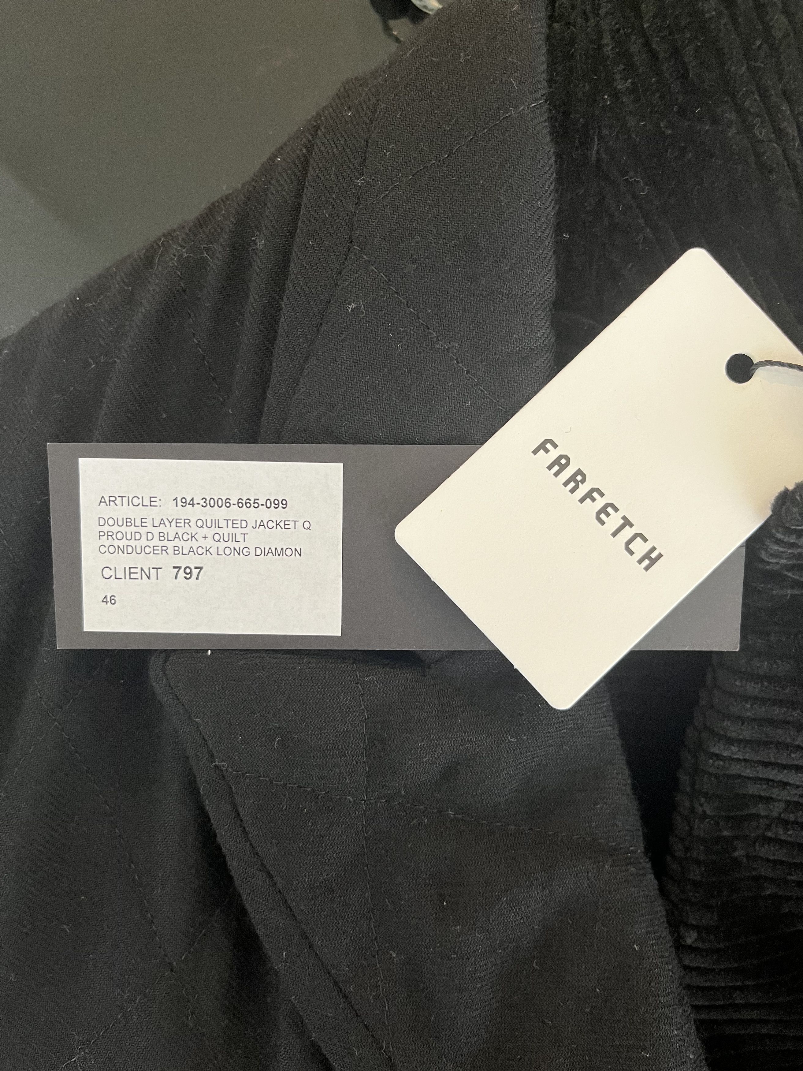 Haider Ackermann Double Layer Quilted Blazer/Jacket