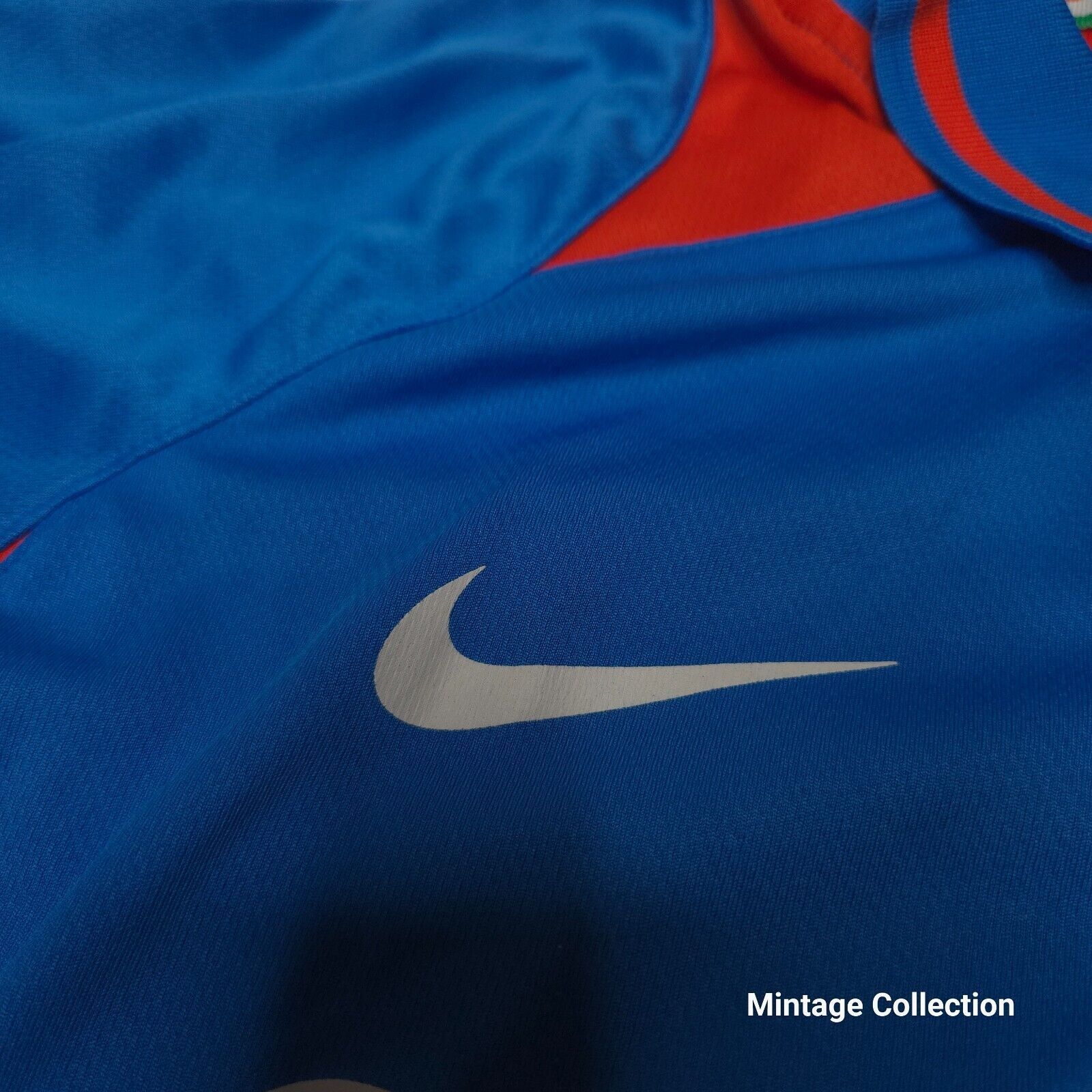 Nike NIKE SAHARA INDIA NATIONAL TEAM CRICKET BLUE POLO JERSEY L Size US L / EU 52-54 / 3 - 6 Thumbnail