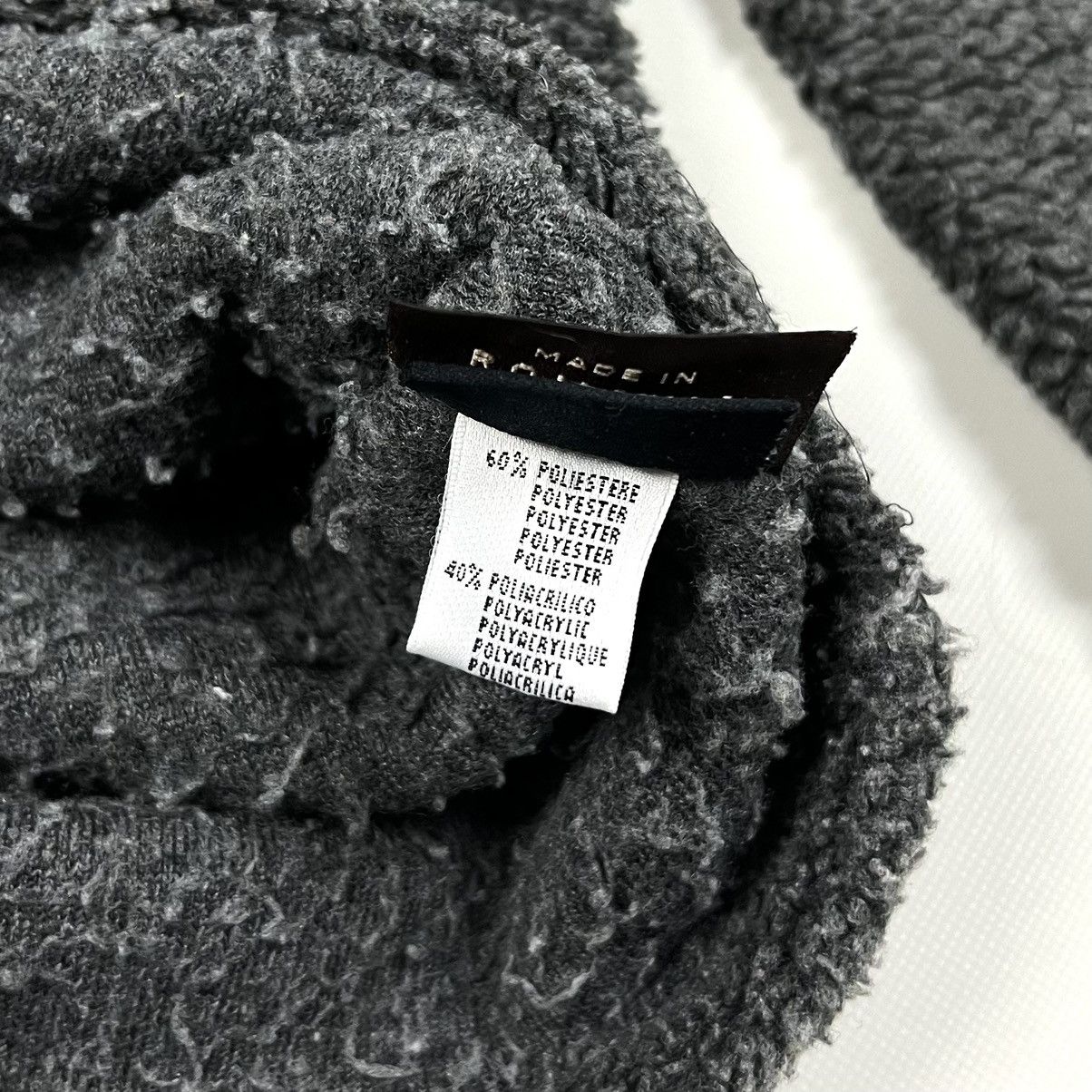 Napapijri × Vintage Vintage Napapijri Grey Casual 1/4 Zip Sherpa Jacket Size M Size US M / EU 48-50 / 2 - 14 Thumbnail
