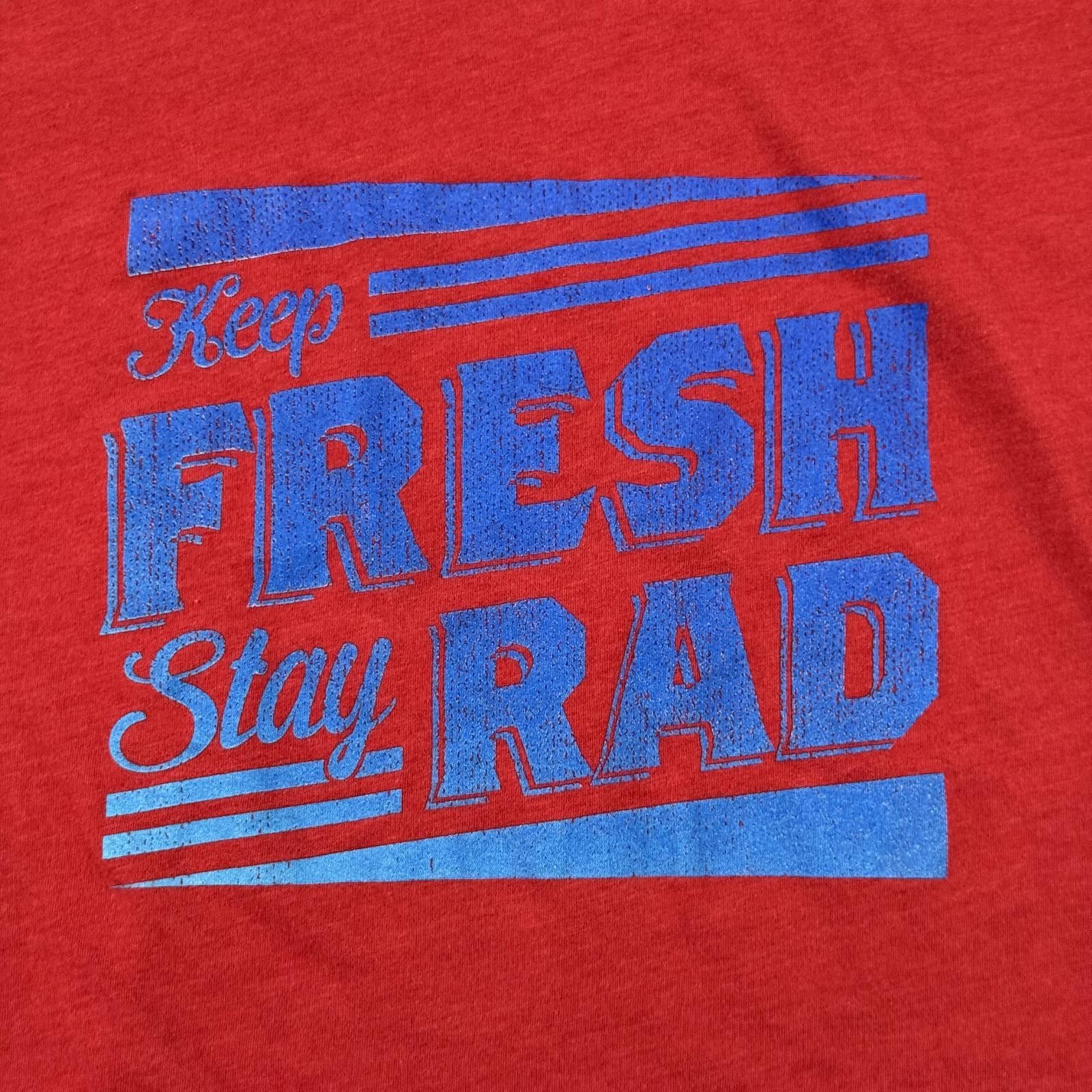 Other Vintage 90s Single Stitch Keep Fresh Stay Rad T-Shirt Rx Size US L / EU 52-54 / 3 - 1 Thumbnail