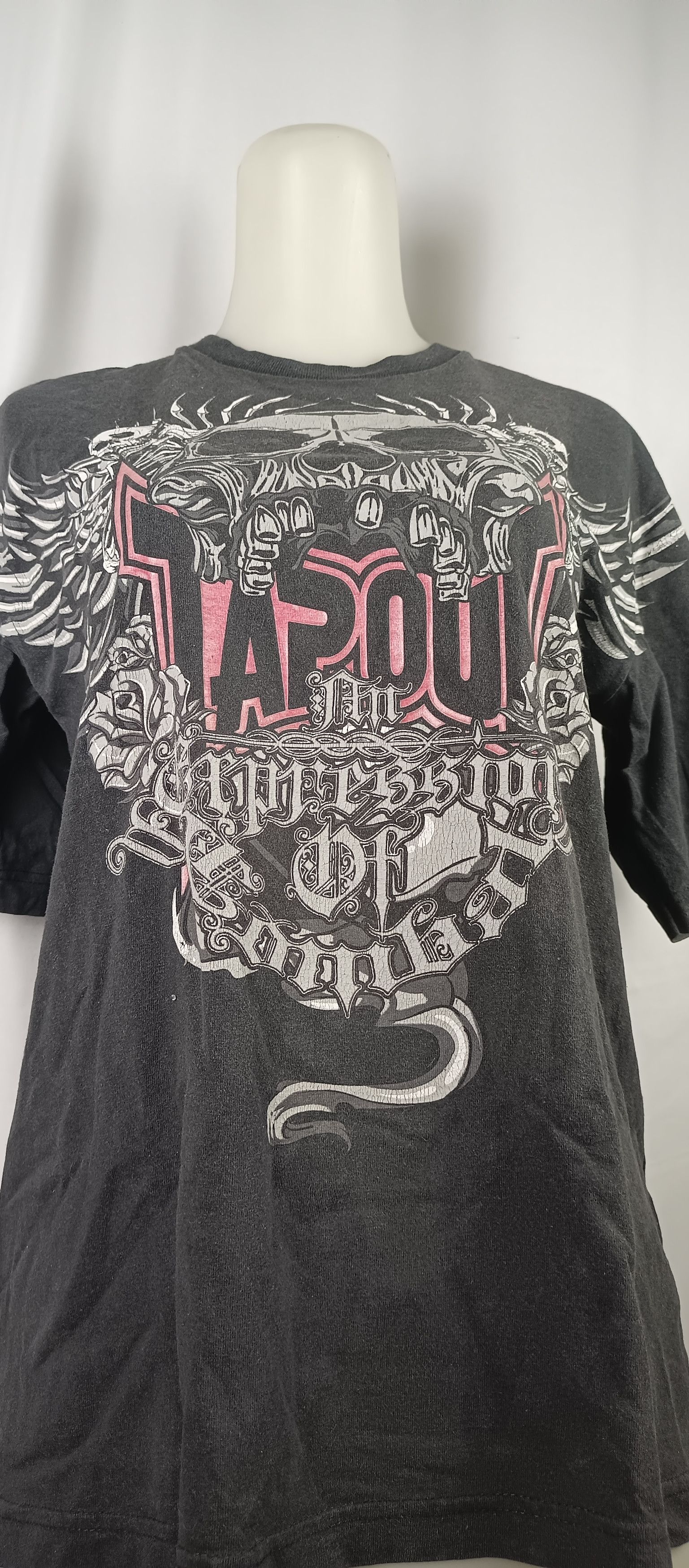 Affliction × Japanese Brand × Tapout Rare Tapout Tee Y2K Affliction Style Size M / US 6-8 / IT 42-44 - 7 Thumbnail