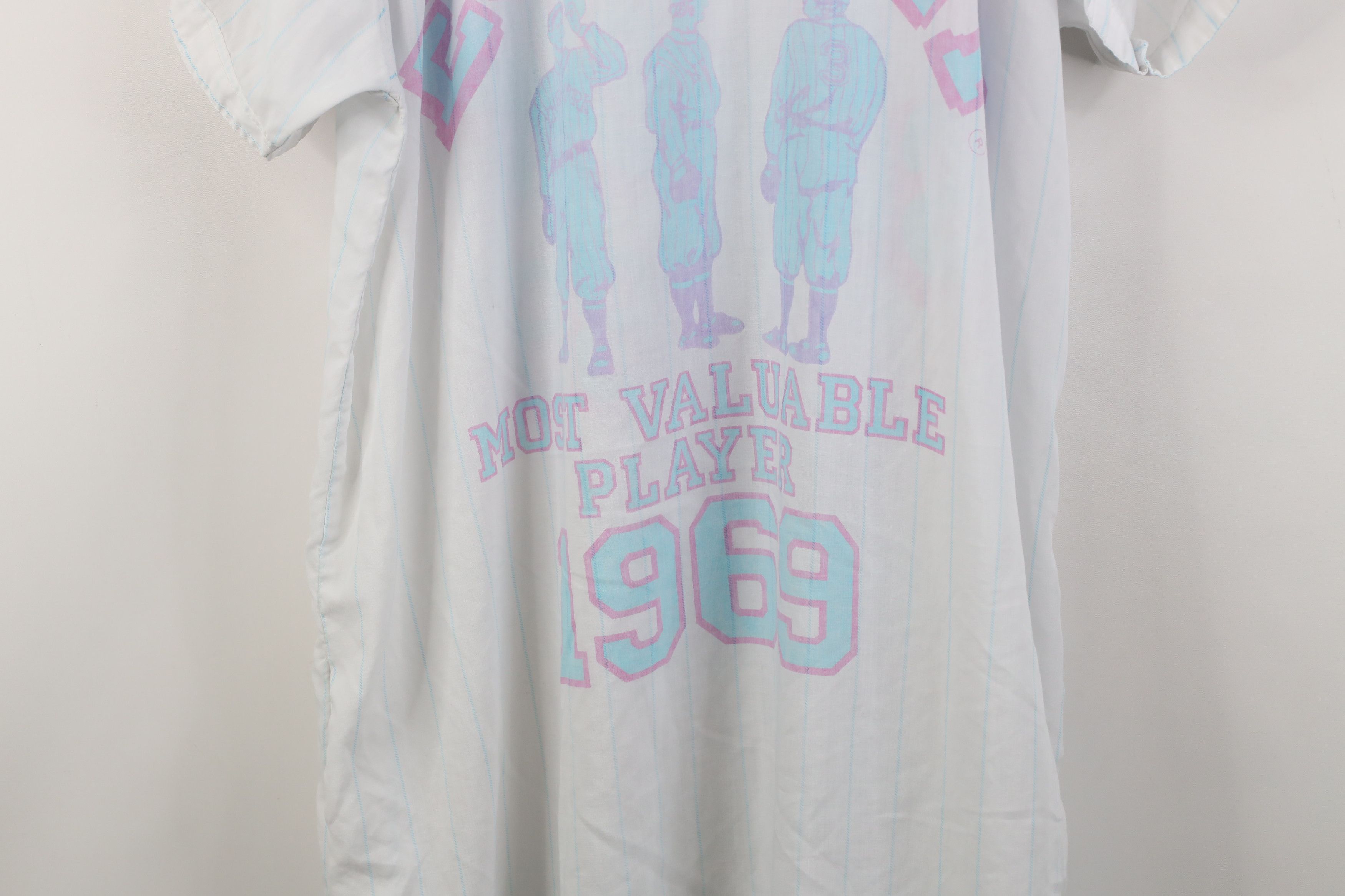Vintage Vintage 80s Streetwear Night Gown Sleep Baseball Jersey Size XXL / US 16-18 / IT 52-54 - 15 Thumbnail