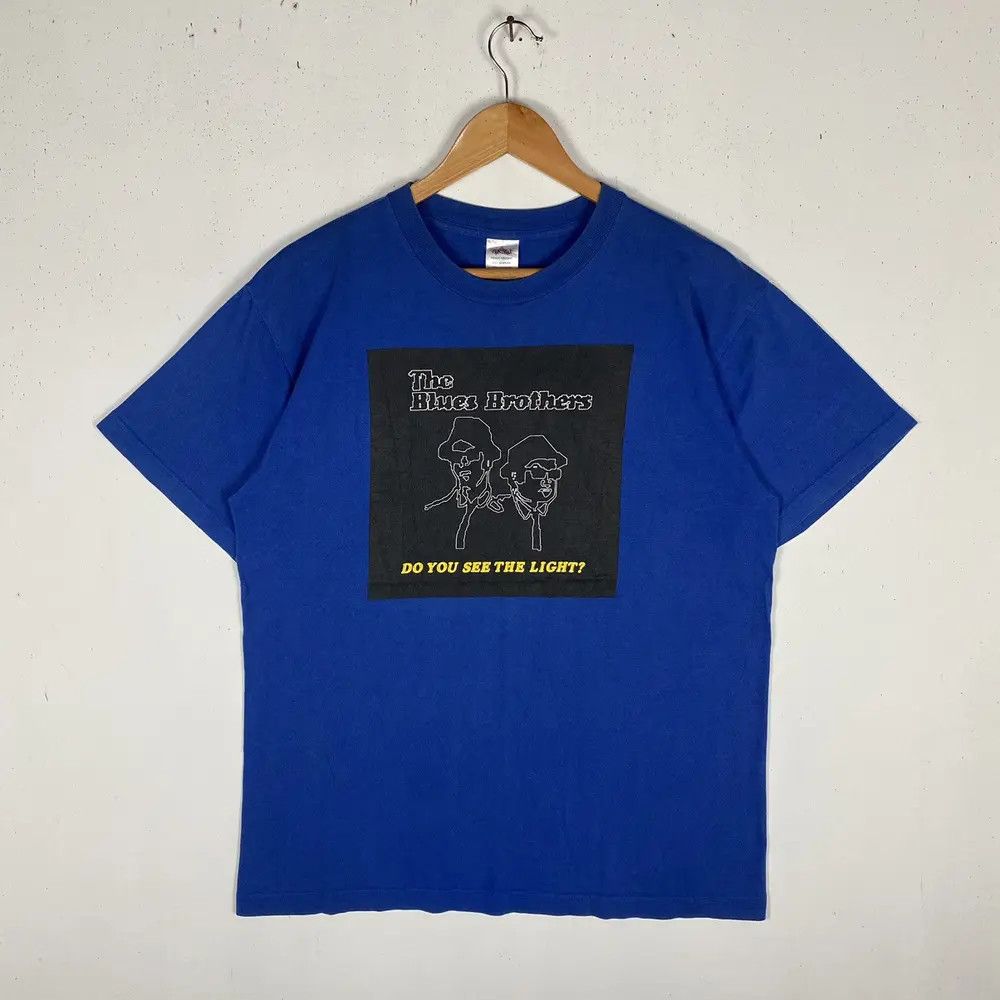 Band Tees VINTAGE THE BLUES BROTHERS DO YOU SEE THE LIGHT BAND TEE Size US L / EU 52-54 / 3 - 2 Thumbnail