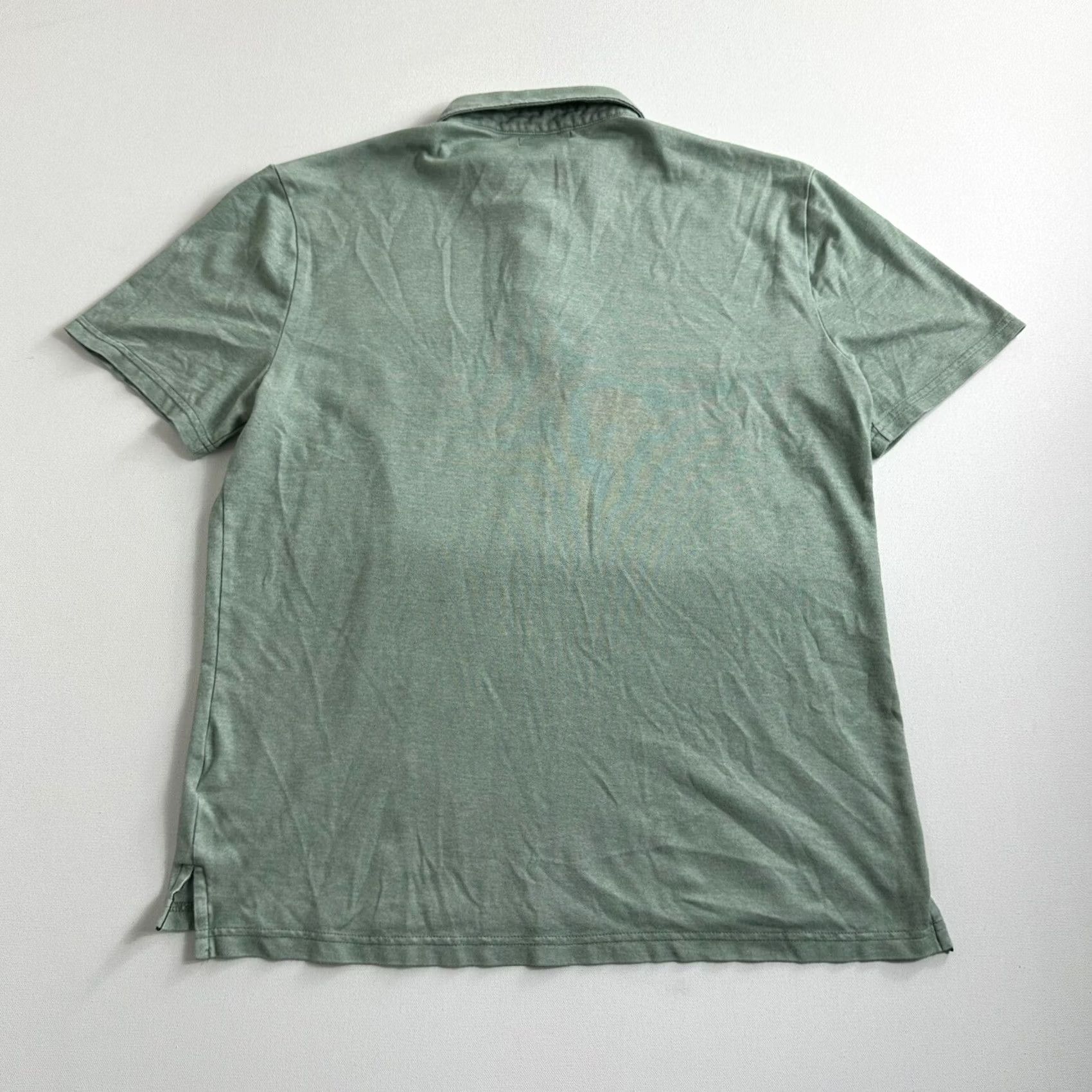 Vintage H Hickey Freeman Polo Shirt Mens Medium Blue Short Sleeve Collared Golf Stretch Size US M / EU 48-50 / 2 - 2 Thumbnail