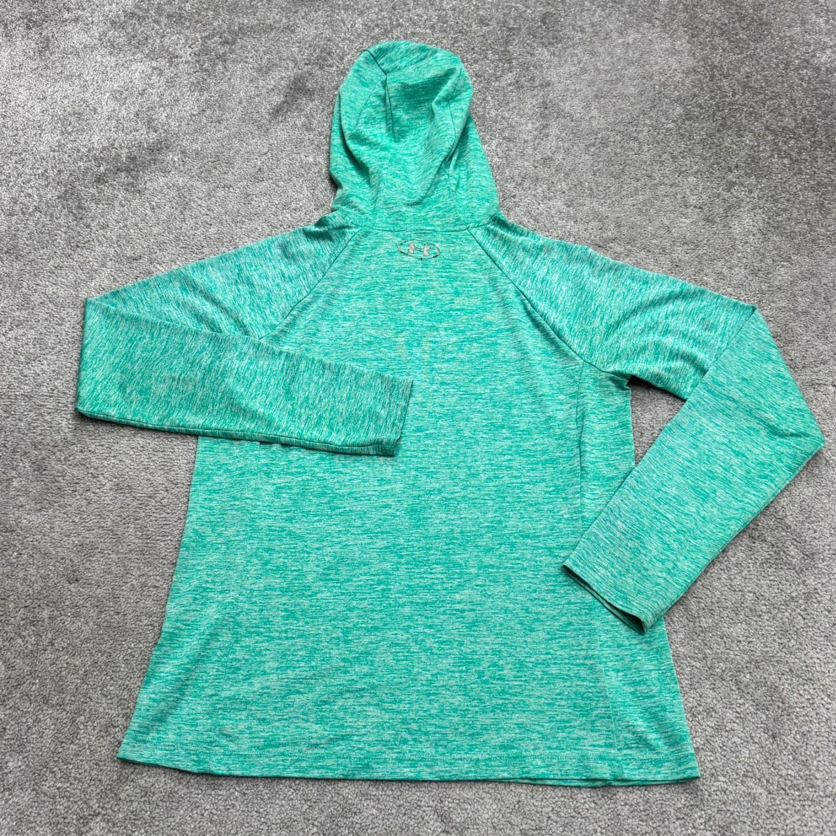 Under Armour Under Armour Hoodies Hoodie Womens M Green Logo Pullover Sweatshirt Breathable Lightweight Regular Fit Activewear 90s Outdoor Sports QA Size M / US 6-8 / IT 42-44 - 2 Thumbnail