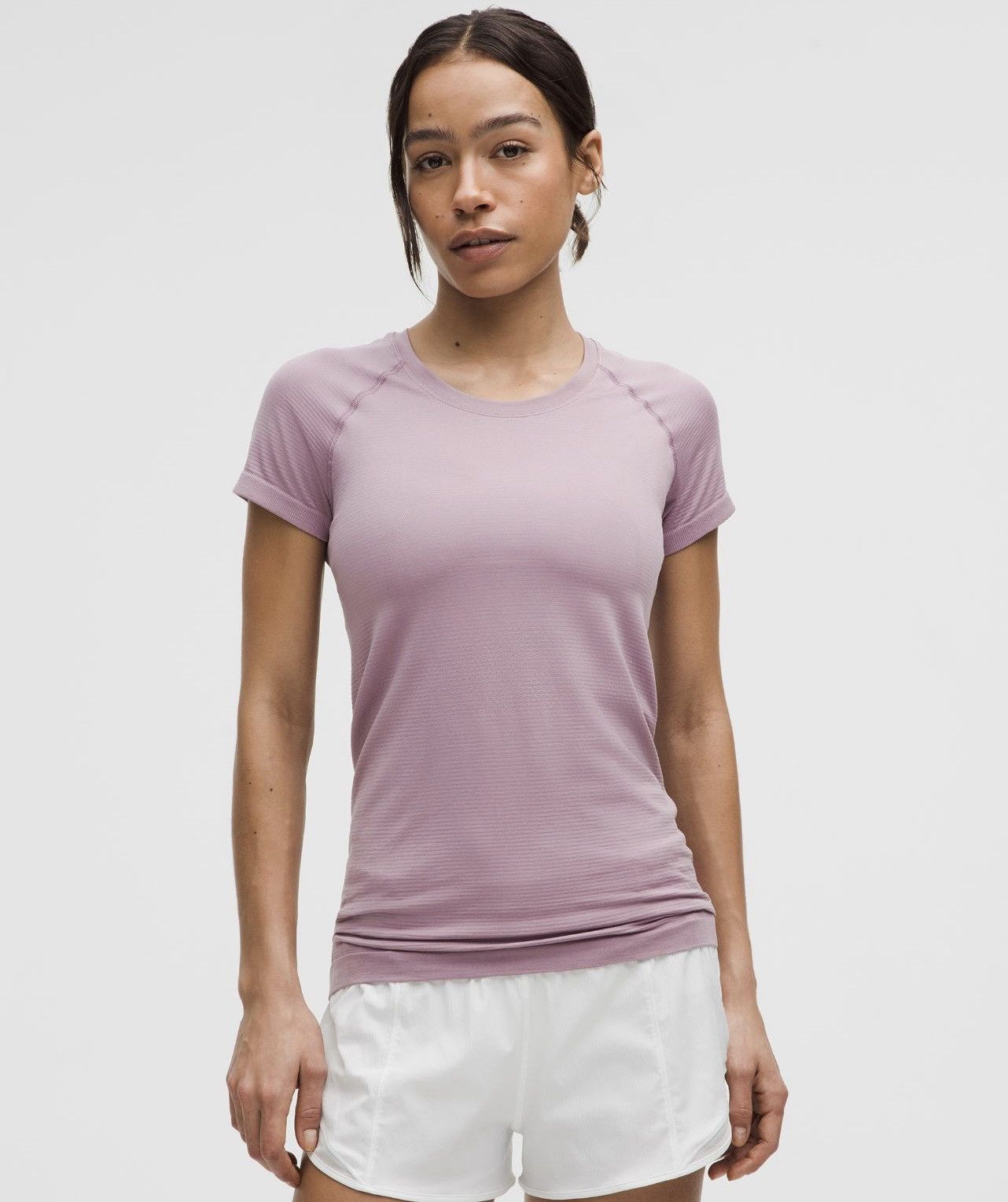 Lululemon Swiftly Hip Length T shirt / Lavender Lux Size S / US 4 / IT 40 - 1 Preview