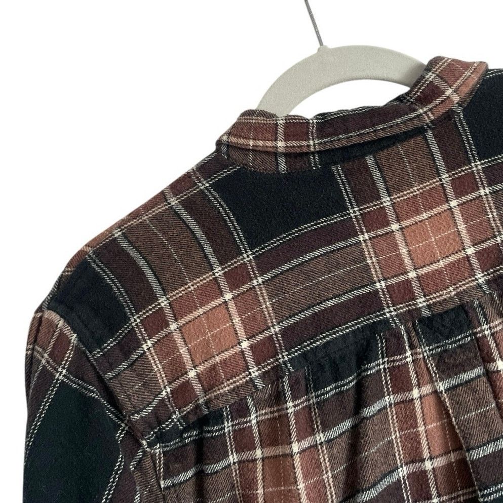 Pacsun PacSun Mens Brown & Black Plaid Button Down Shirt Size US M / EU 48-50 / 2 - 5 Thumbnail
