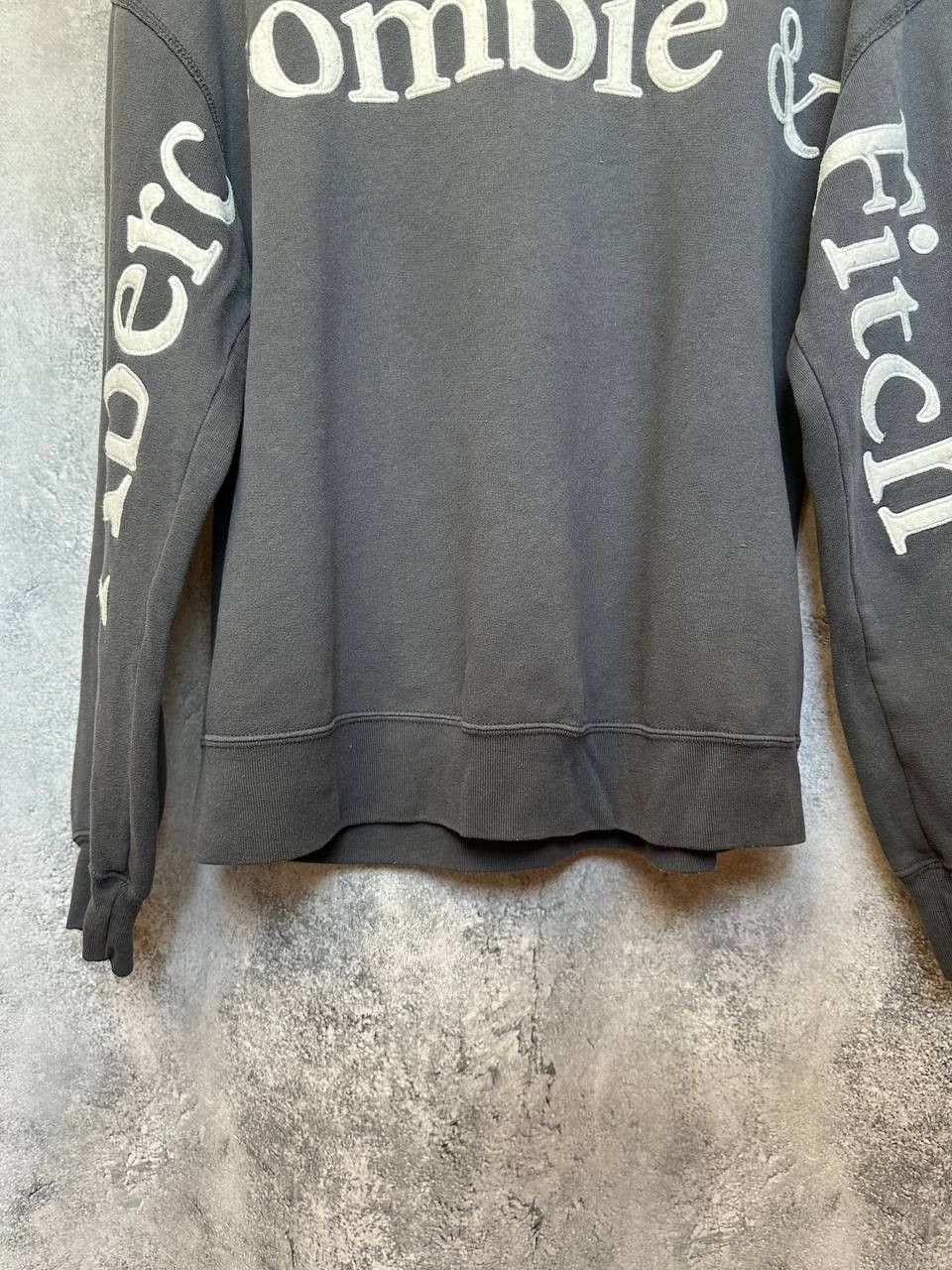 Abercrombie & Fitch Abercrombie & Fitch Soft Collection Oversized Logo Sweater Size L / US 10 / IT 46 - 8 Thumbnail