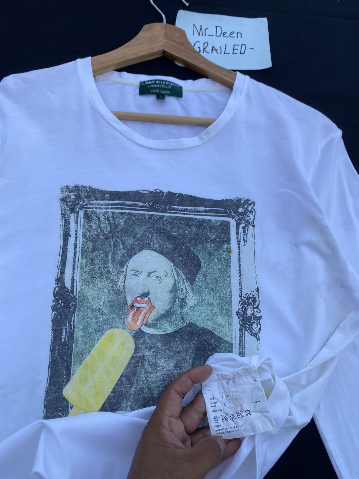 Comme des Garcons Rare Comme Des Garcons Homme Longsleeve Tshirt Size US L / EU 52-54 / 3 - 15 Thumbnail