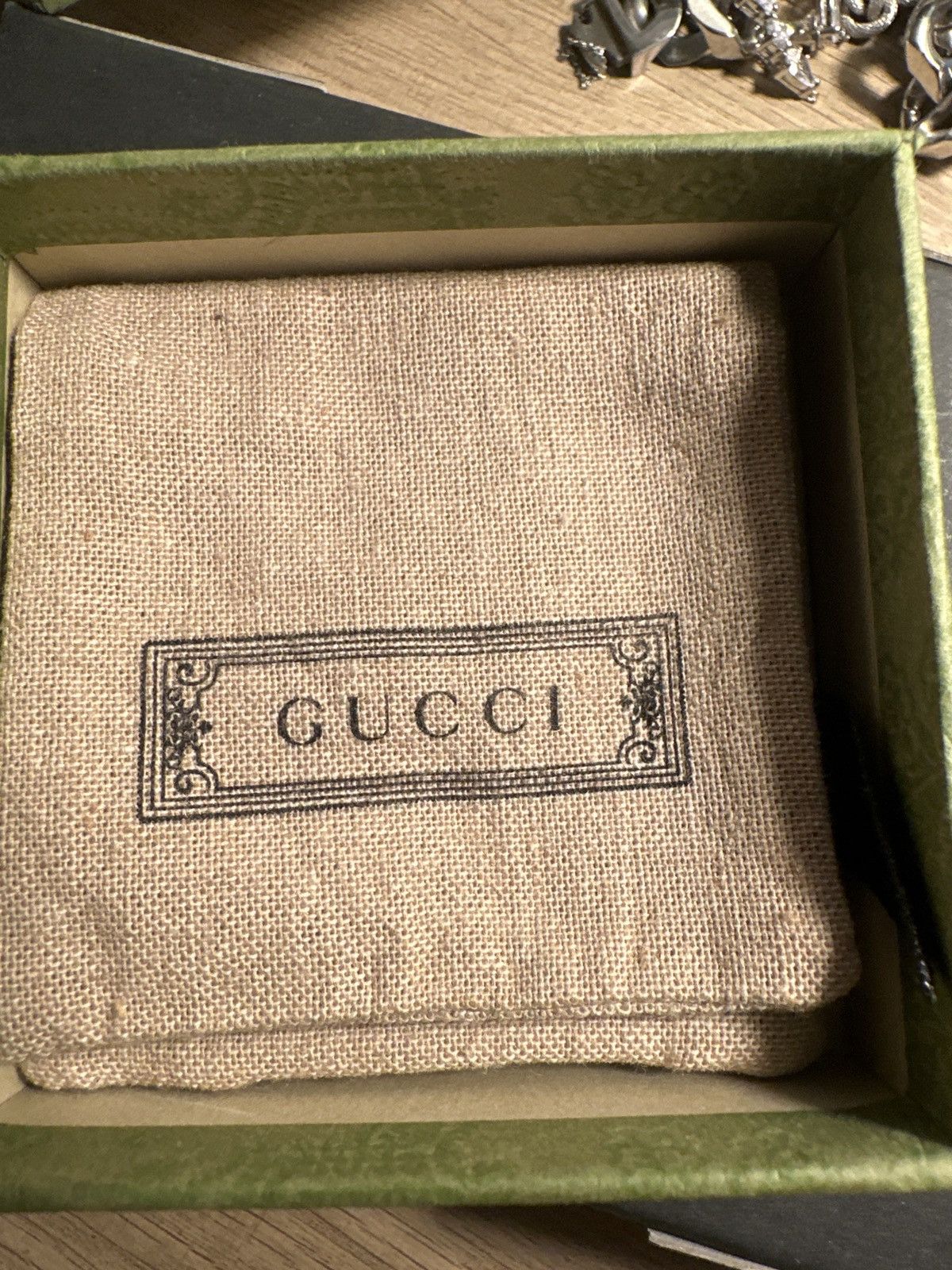 Gucci Gucci Interlocking Thin Silver Flower Band Size ONE SIZE - 5 Thumbnail