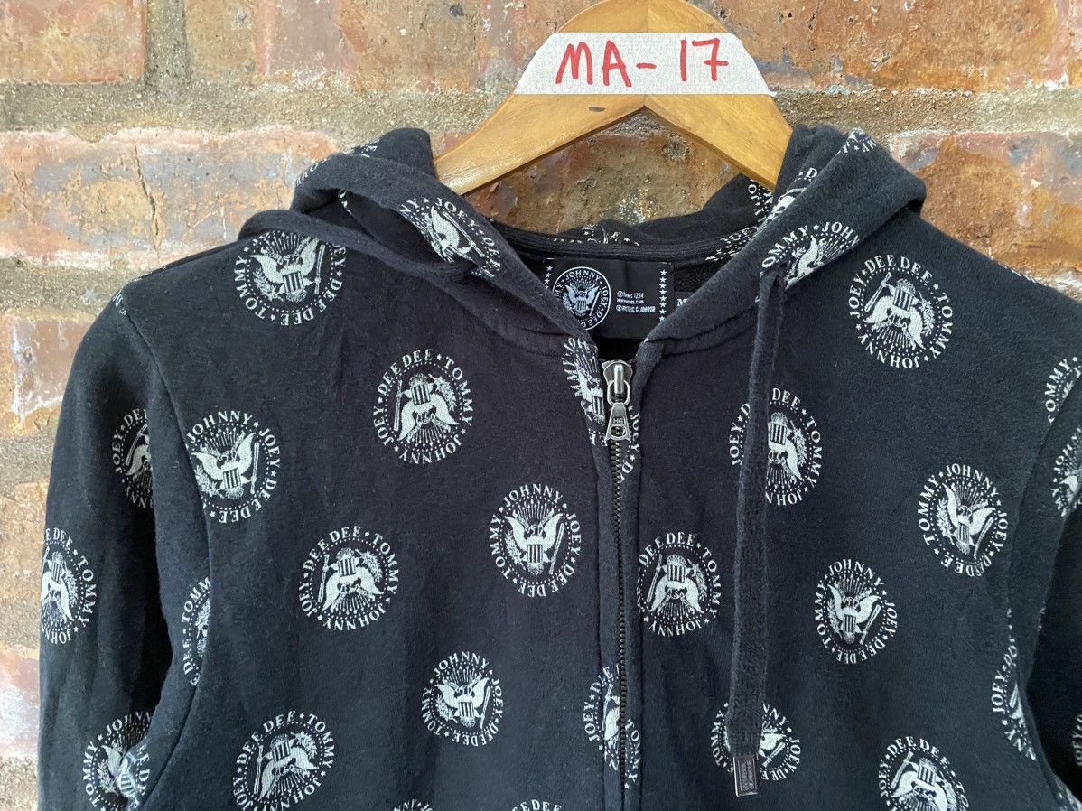 Hysteric Glamour × The Rolling Stones 2000s HG x Ramones full print hoodie Size US S / EU 44-46 / 1 - 7 Thumbnail