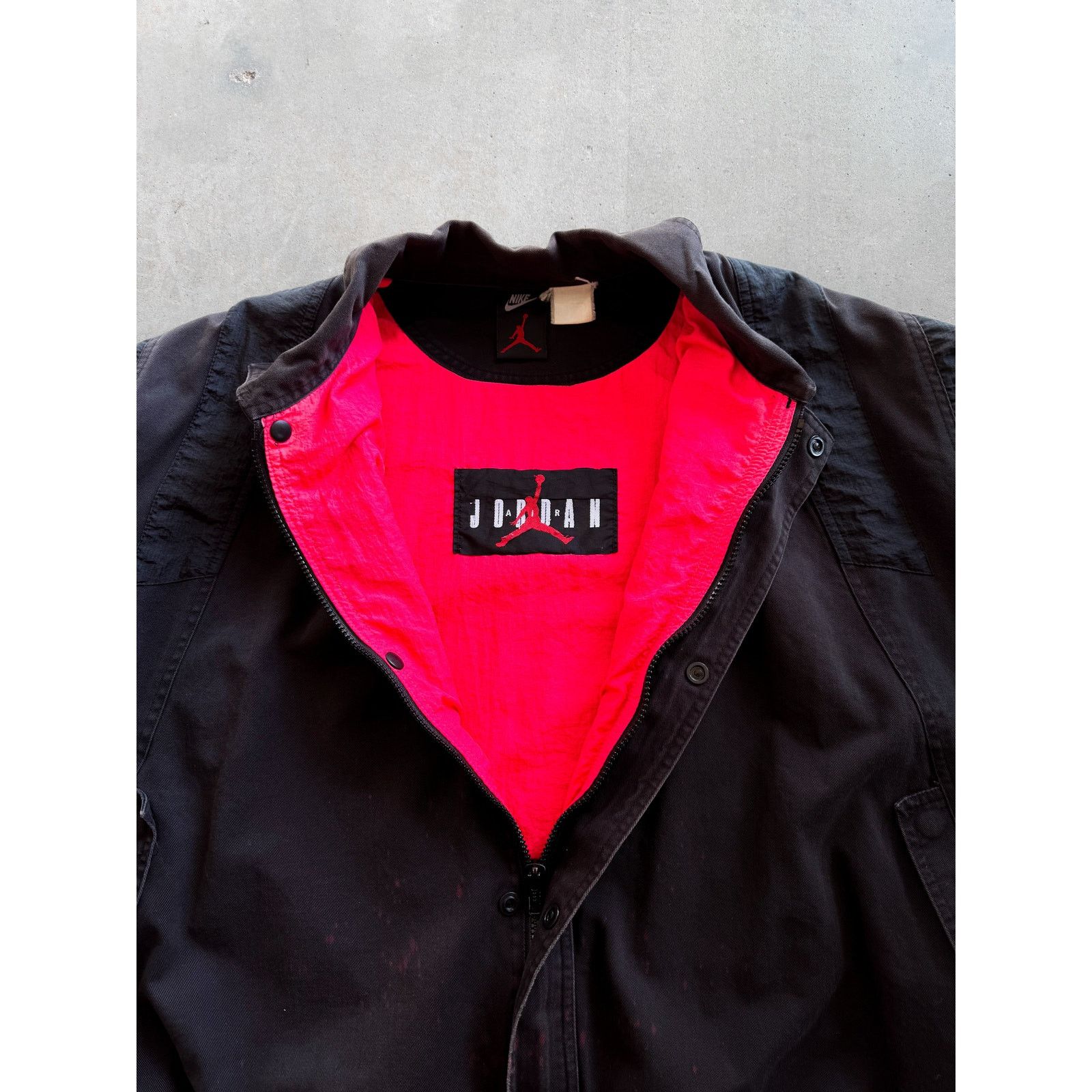 Nike 1990s Rare Nike Jordan Bomber Jacket Size XL Size US XL / EU 56 / 4 - 2 Thumbnail