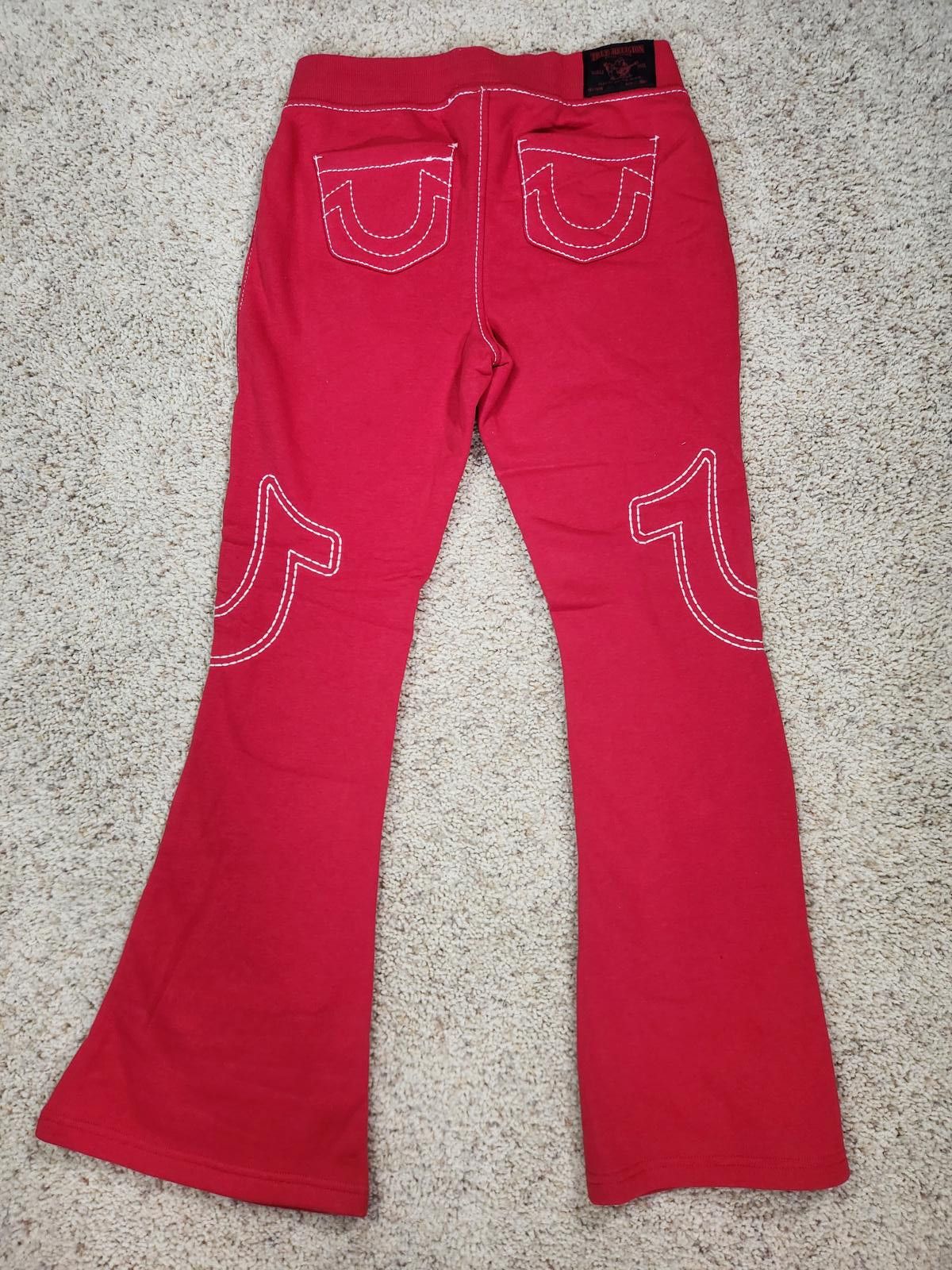 True Religion NEW True Religion Pull-On Flare Jeans Red Anniversary Small Size 28" / US 6 / IT 42 - 5 Thumbnail