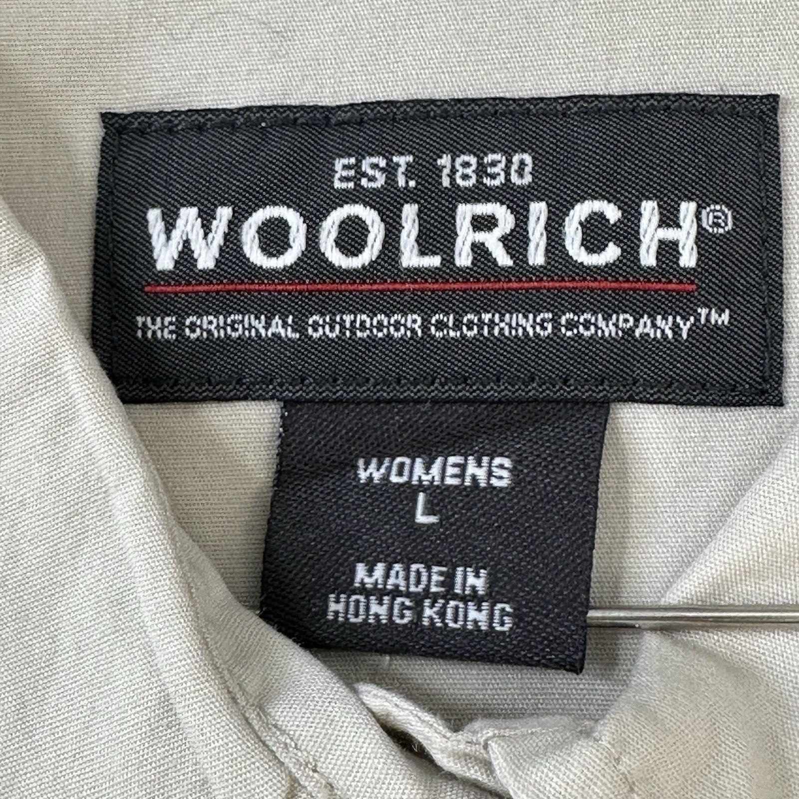 Woolrich Woolen Mills NWT Vintage 2003 Woolrich Women's L Cotton Embroidered Size L / US 10 / IT 46 - 9 Thumbnail