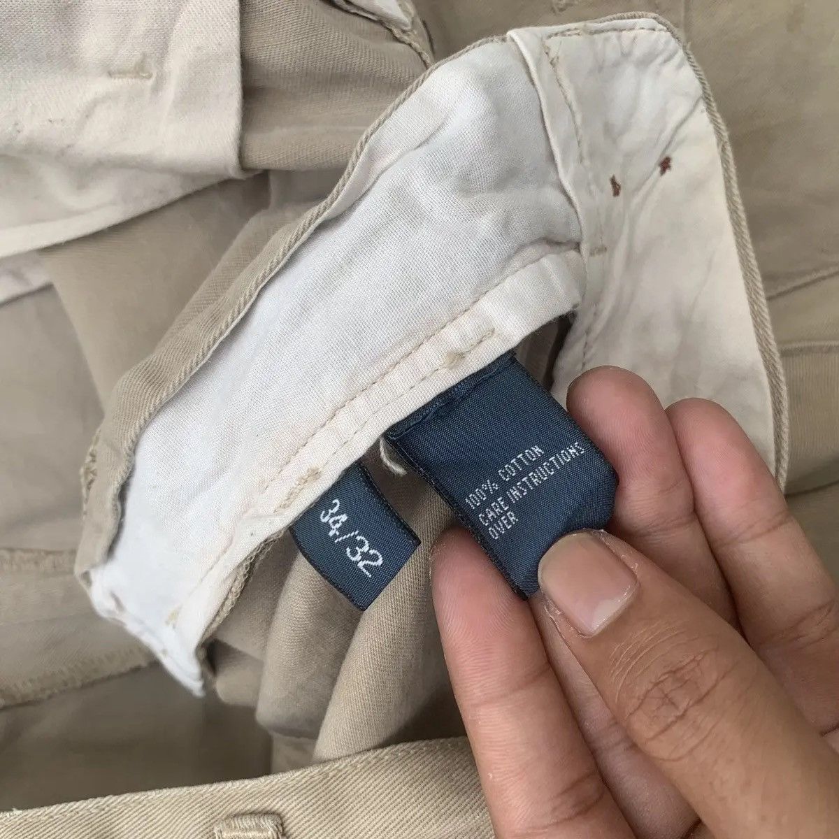 Polo Ralph Lauren RALPH LAUREN 36x33 Trousers Faded Distressed Pants Size US 36 / EU 52 - 11 Thumbnail