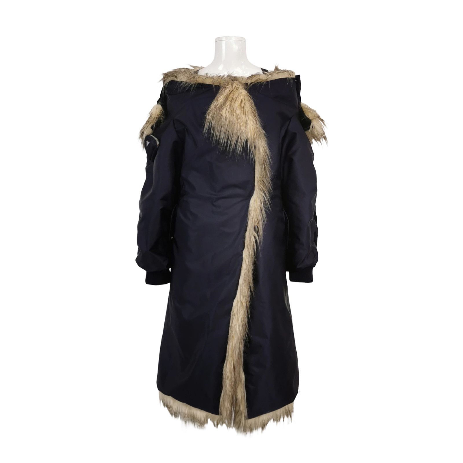 Prada Prada Faux Fur Trimmed Parka Coat Size 38 Size XS / US 0-2 / IT 36-38 - 1 Thumbnail