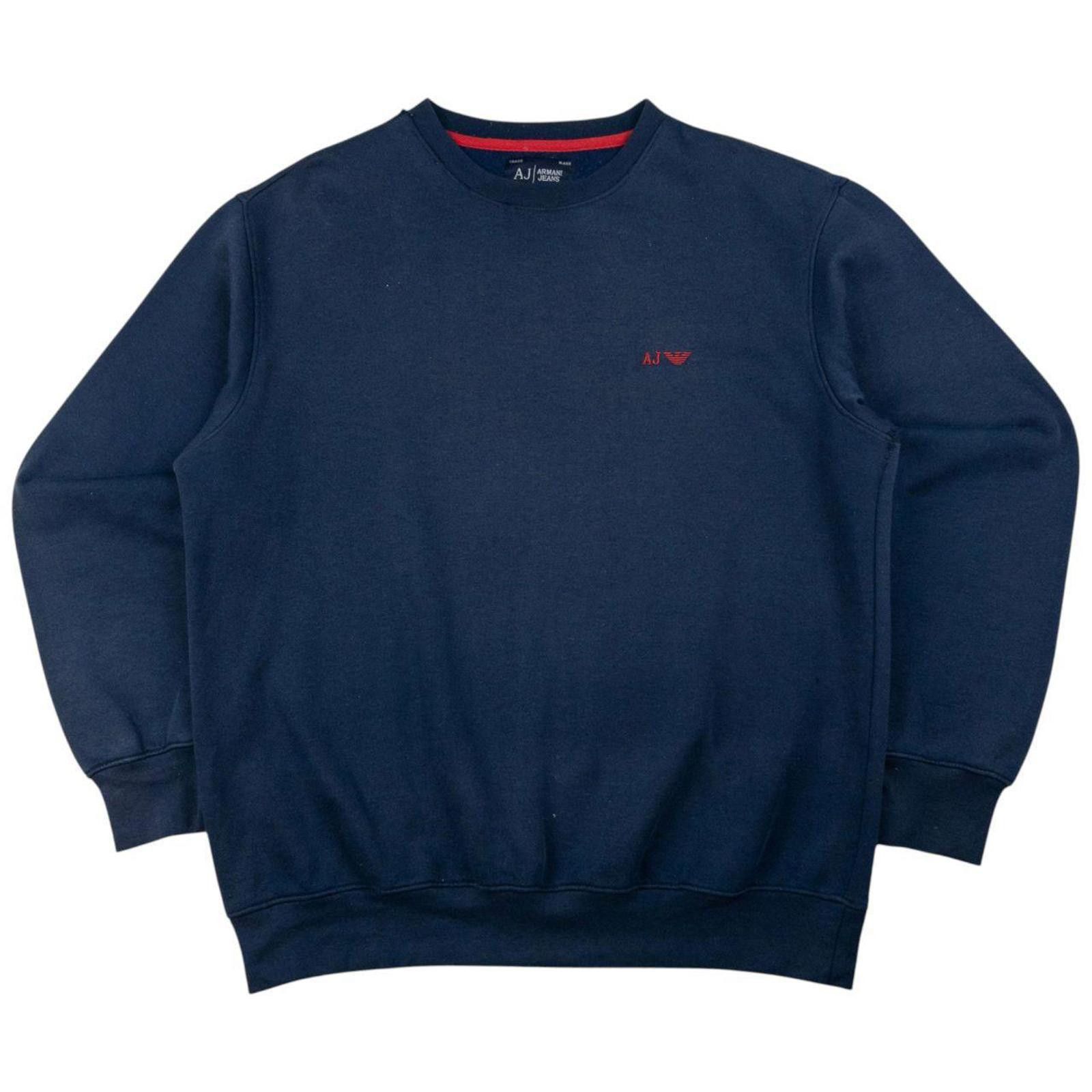 Other Vintage Armani Jeans Sweatshirt Size L Size US L / EU 52-54 / 3 - 1 Thumbnail
