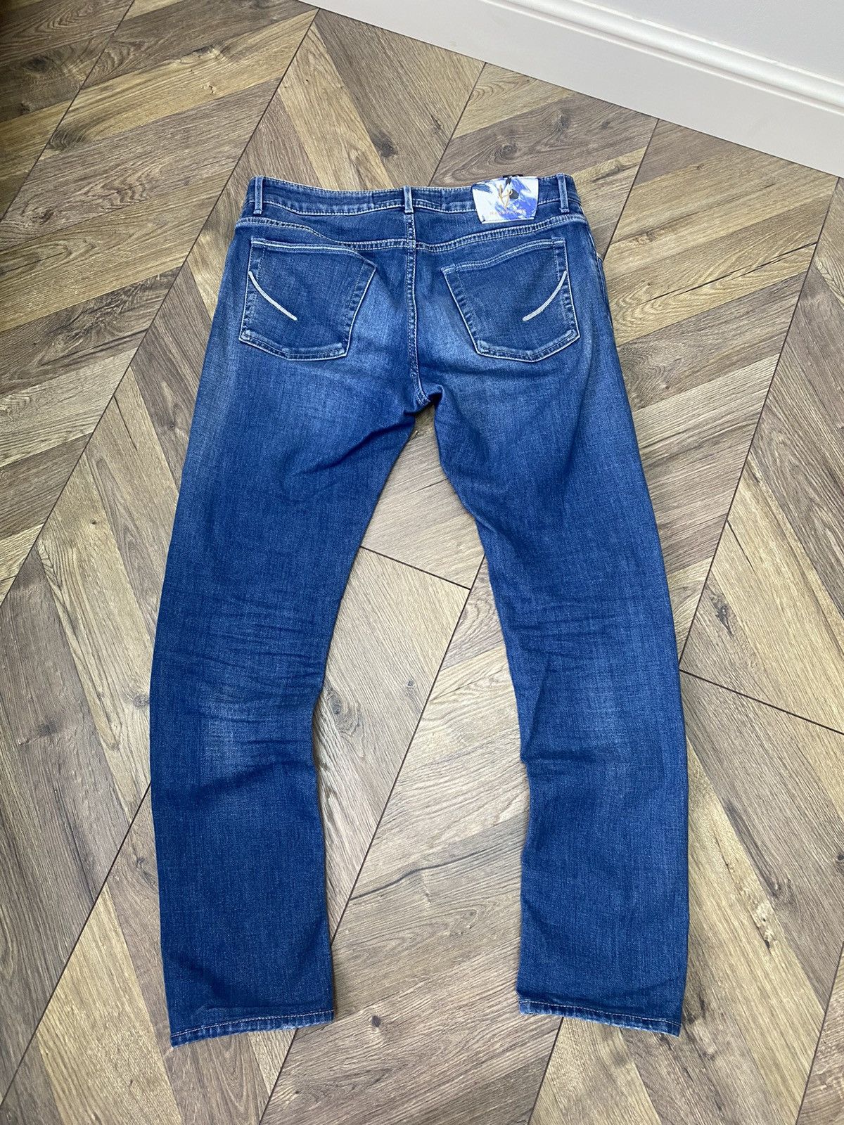 Designer × Vintage Vintage Handpicked Tapered Fit Denim Jeans Size US 33 - 11 Thumbnail