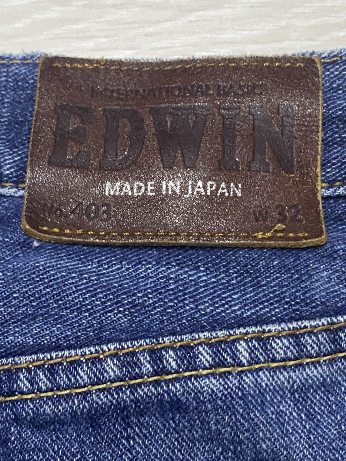 Edwin Vintage Japanese Brand Edwin 403 Distressed Jeans Size US 34 / EU 50 - 12 Thumbnail