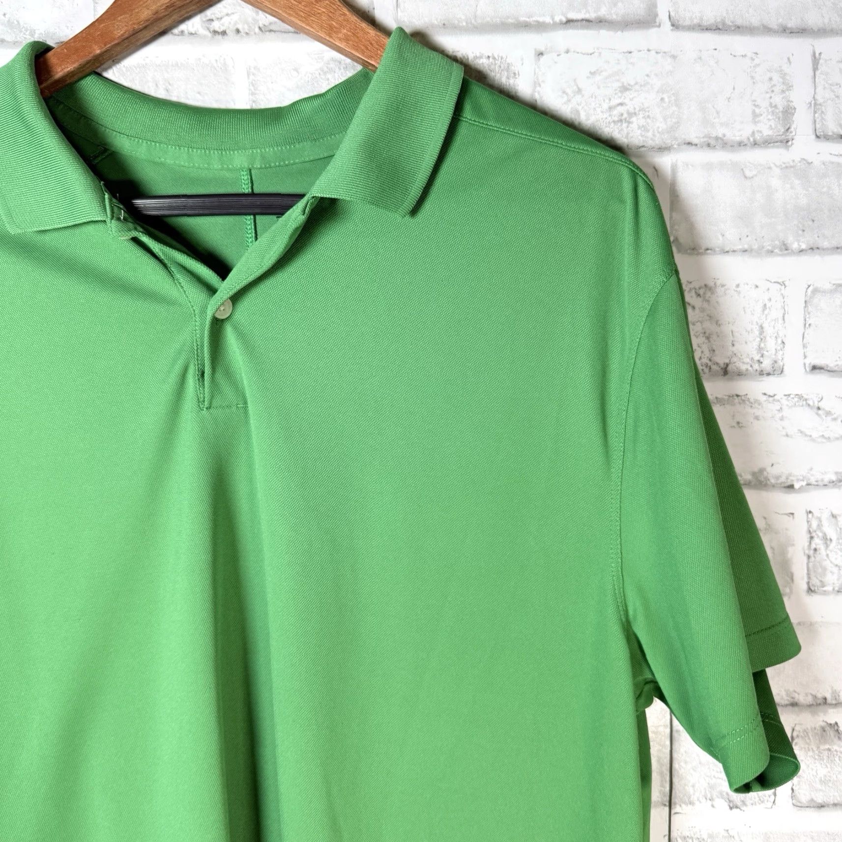 Nike Nike Polo Shirt Dri-Fit Athletic Green Men's L Adult Polo Green Nike Shirt Mens L Size US L / EU 52-54 / 3 - 2 Thumbnail