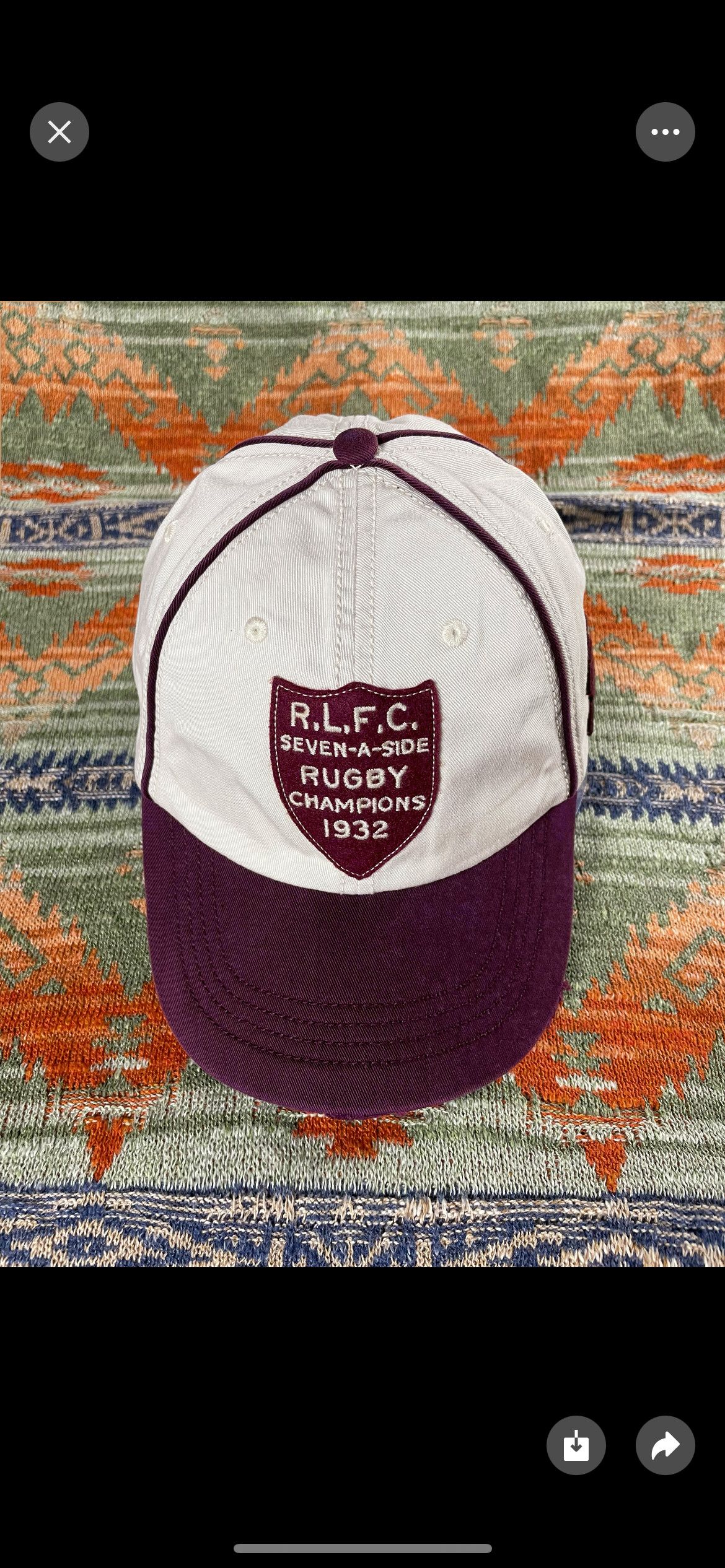 Ralph Lauren × Rugby Ralph Lauren Ralph Lauren Rugby Rare Baseball Hat Cap Size ONE SIZE - 1 Thumbnail