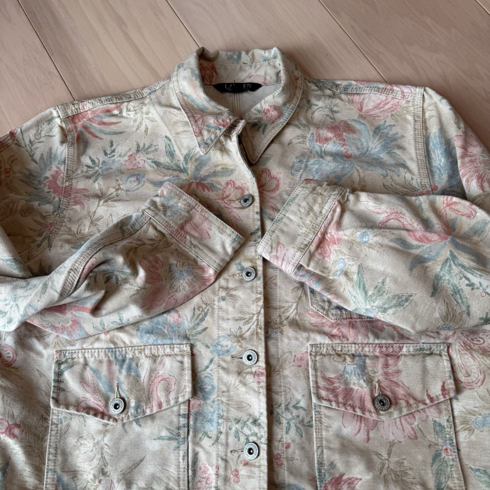 Lauren Ralph Lauren Lauren Ralph Lauren Denim Trucker Jacket Women's XL Multi Size XL / US 12-14 / IT 48-50 - 5 Thumbnail