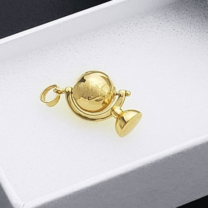 Other Globe w/ Stand Pendant 14k Yellow Gold Travel Charm Jewelry Size ONE SIZE - 1 Thumbnail