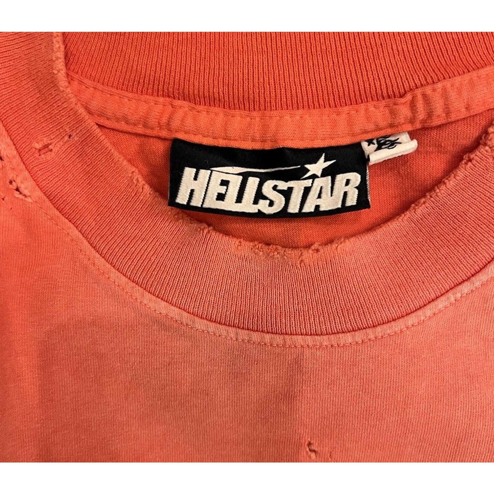 HELLSTAR Size XL - Hellstar Crack Print Faded Distressed NEW Size US XL / EU 56 / 4 - 4 Thumbnail