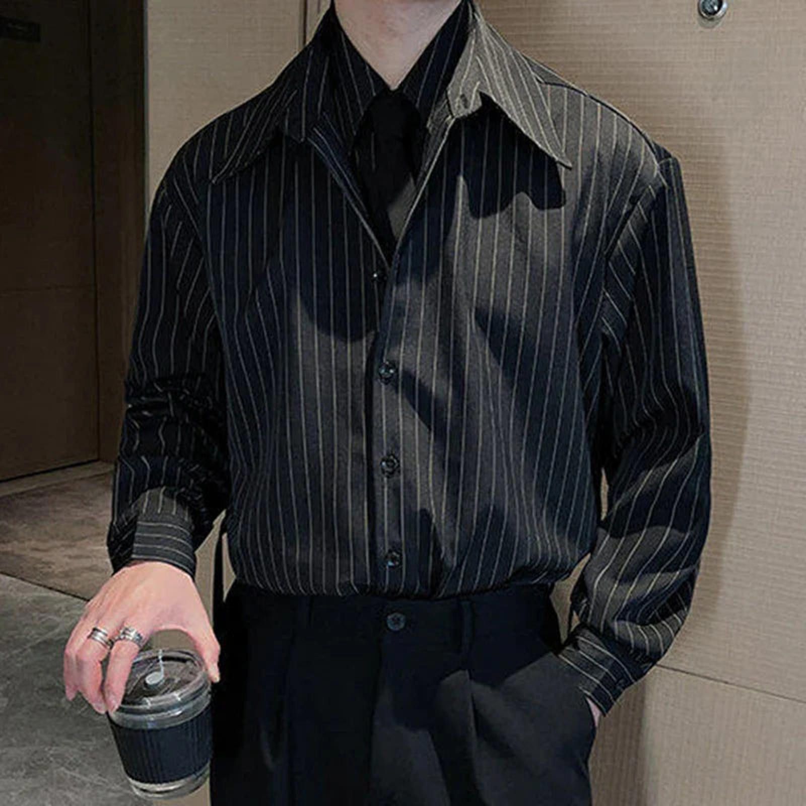 Other Double Layer Pinstripe Shirt Size US M / EU 48-50 / 2 - 5 Thumbnail