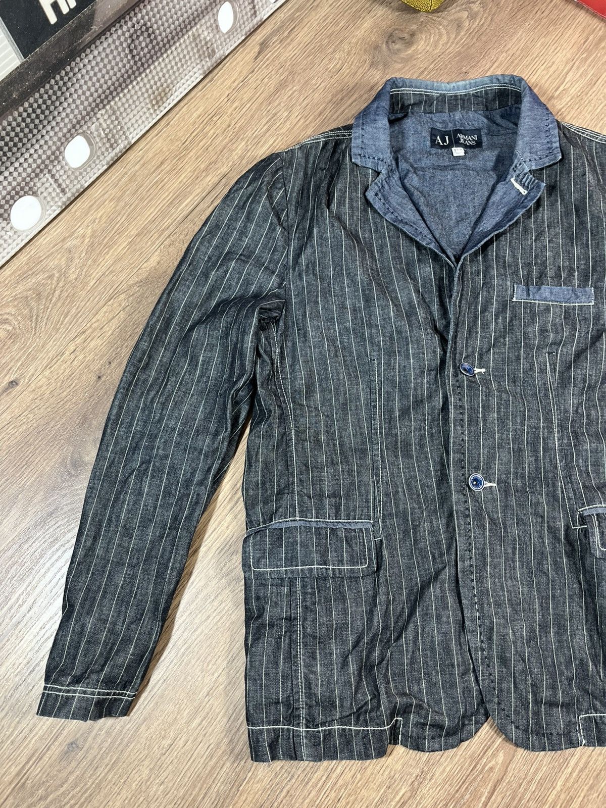 Armani Vintage Armani Jeans Indigo Jacket 90s Size US XXL / EU 58 / 5 - 2 Thumbnail