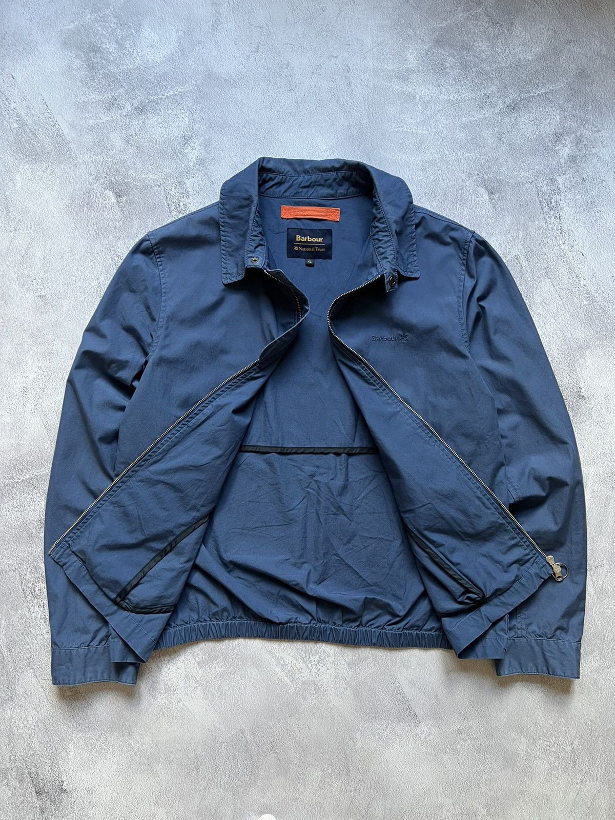 Barbour Men's Barbour National Trust Casual Navy Blue Field Jacket Size US XL / EU 56 / 4 - 6 Thumbnail