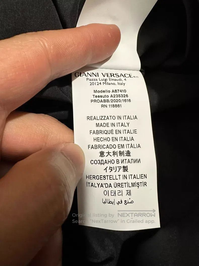 Versace Versace Collared cotton jacket Size US XXL / EU 58 / 5 - 8 Thumbnail
