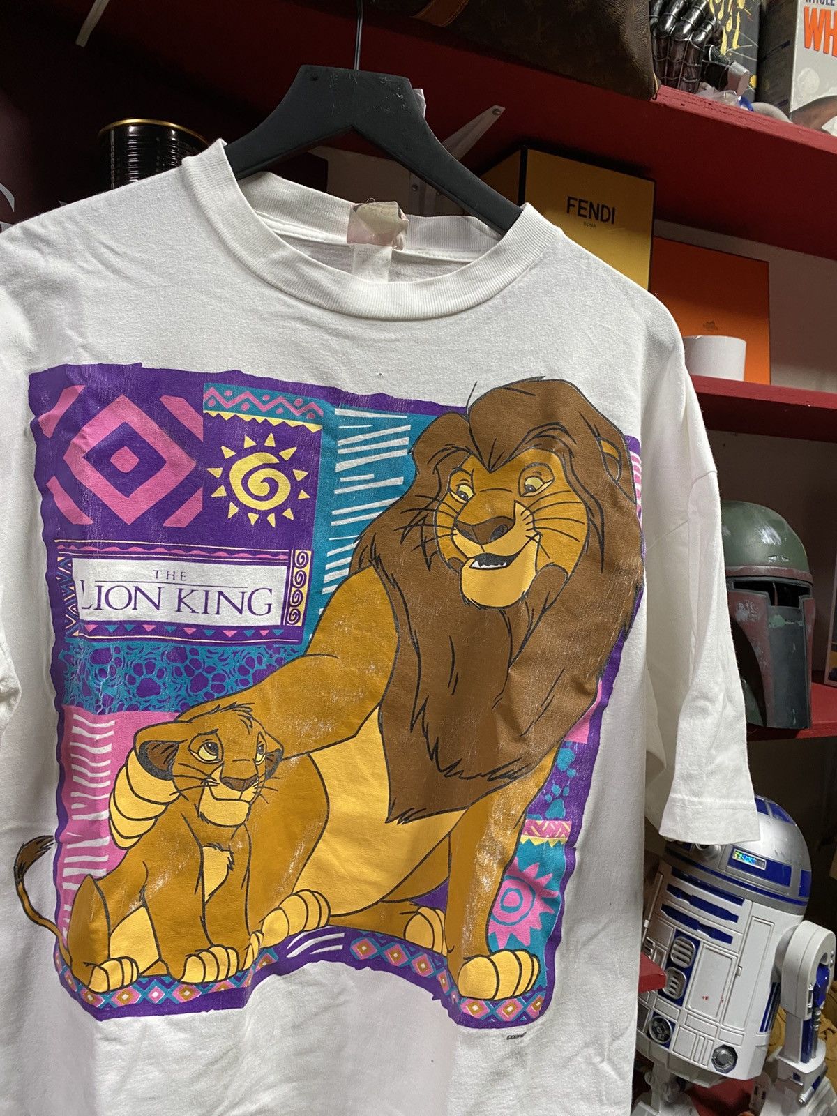 90s ディズニー The Lion King Tシャツ アニメ プロモーション 90s vintage Disney's Lion King T-shirts
