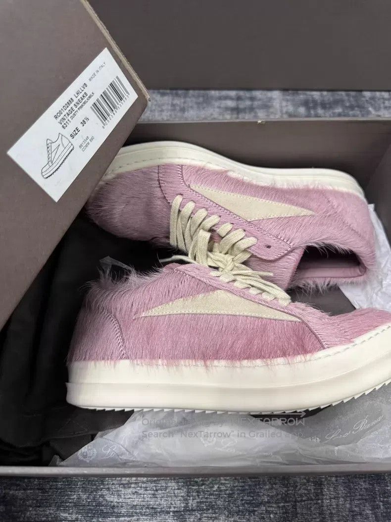 Rick Owens Rick Owens Main Line Pink Horsehair Size US 8 / IT 38 - 8 Thumbnail