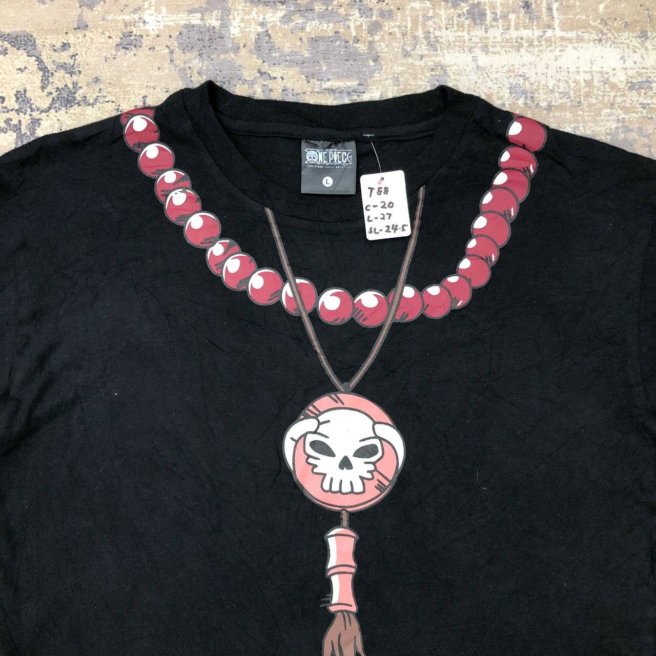 Anime × Japanese Brand × One Piece T88 ONE PIECE PORTGAS D.ACE WHITE BEARD LONG SLEEVE TEE Size US M / EU 48-50 / 2 - 4 Thumbnail