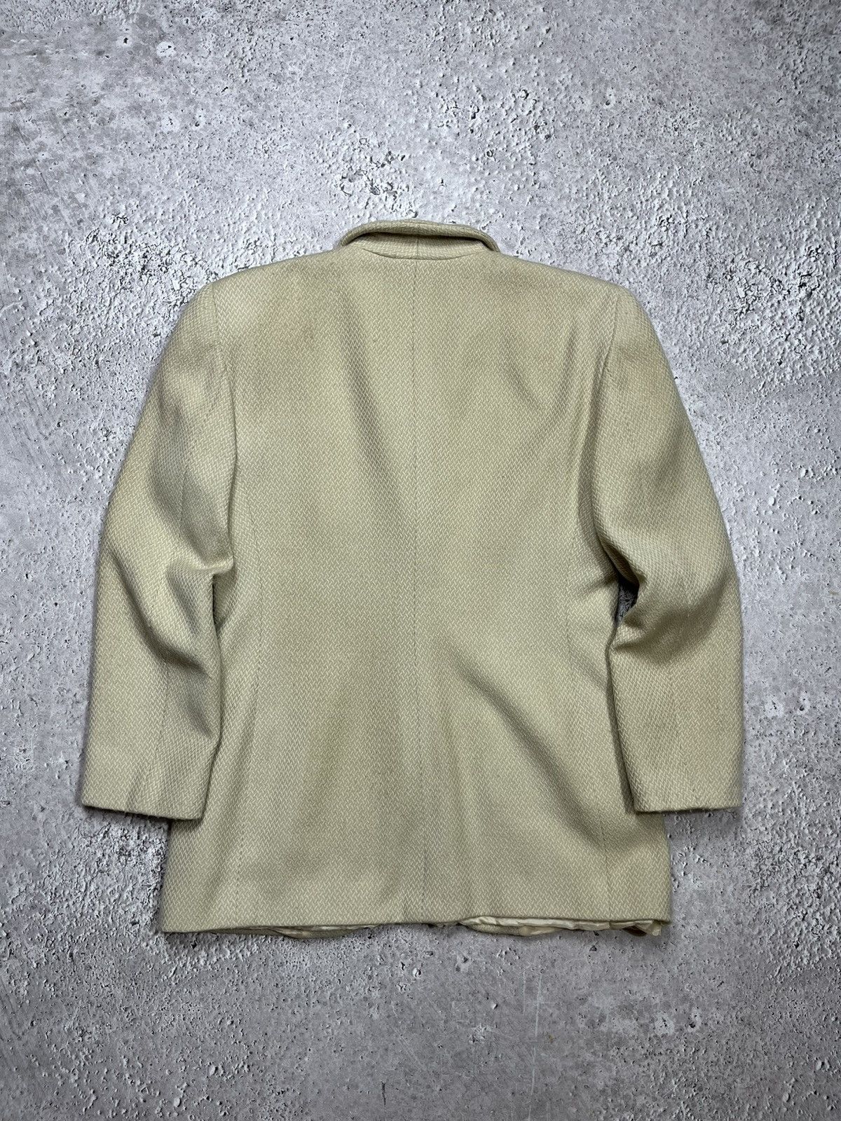 Giorgio Armani Giorgio Armani Textured Beige Blazer Womens IT 42 Size M / US 6-8 / IT 42-44 - 13 Thumbnail