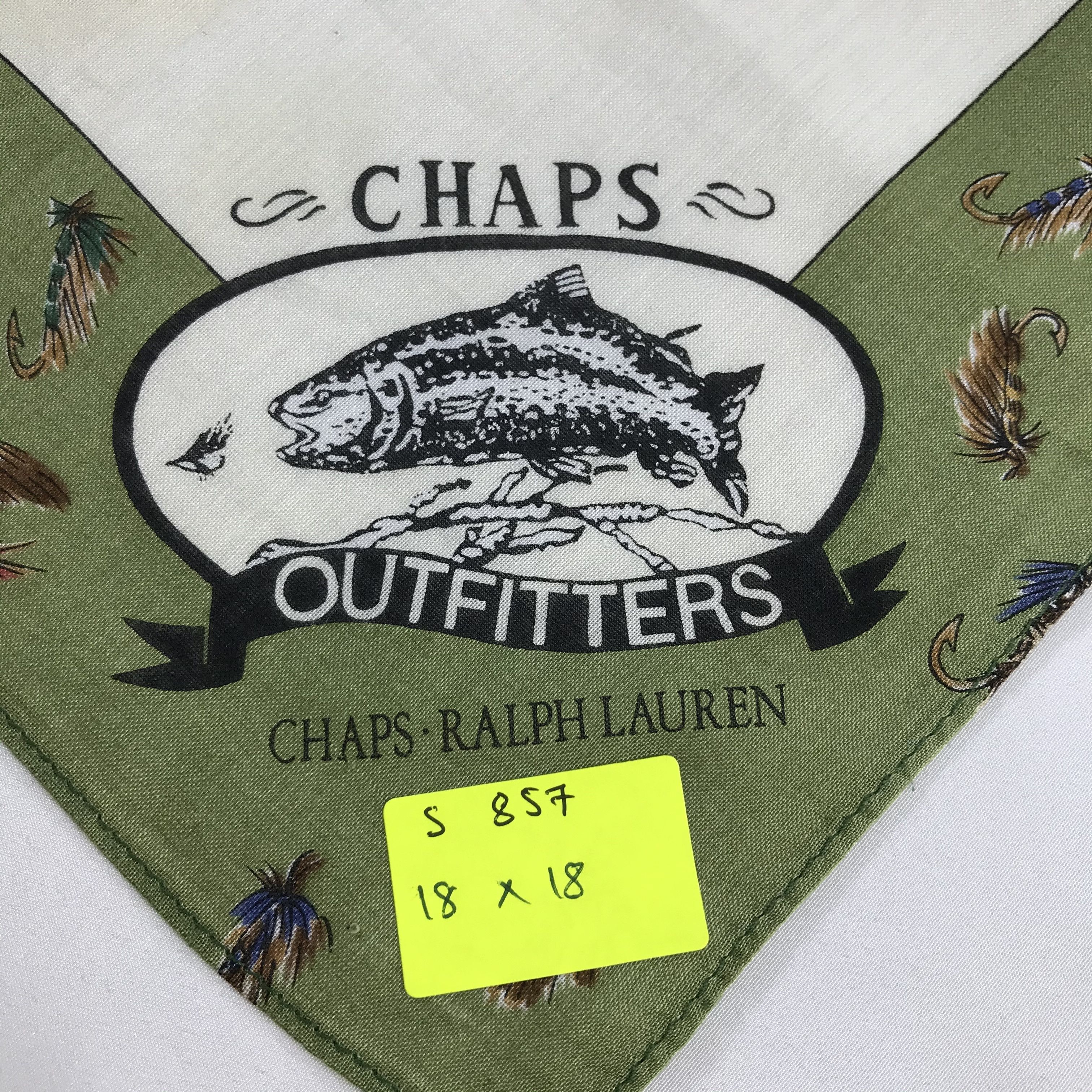 Chaps Ralph Lauren × Vintage Chaps Ralph Lauren Bandana / Handkerchief /Neckerchief -S857 Size ONE SIZE - 5 Thumbnail