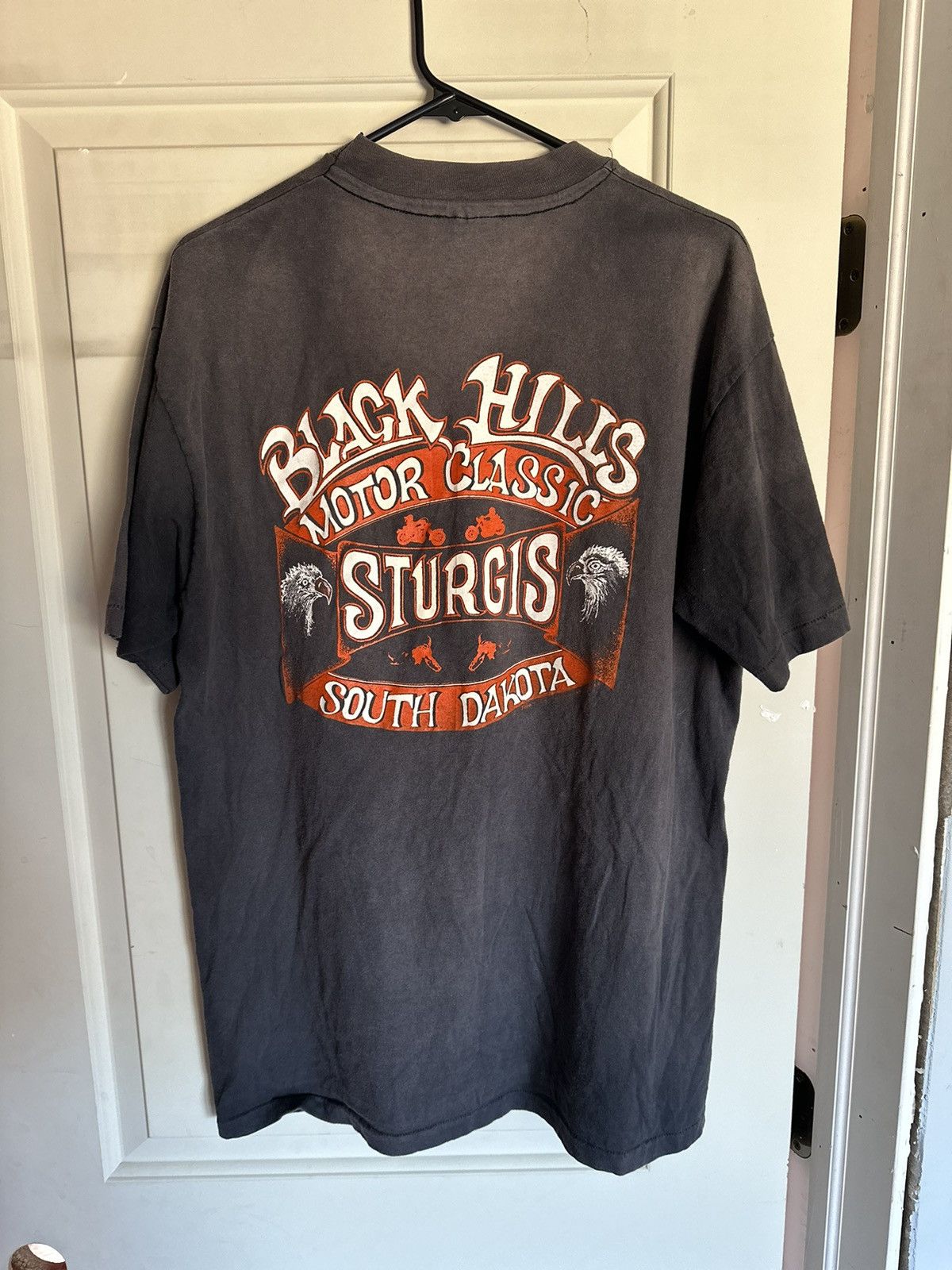 Harley Davidson × Vintage 1989 Sturgis Motorcycle Rally tee Size US XL / EU 56 / 4 - 4 Thumbnail