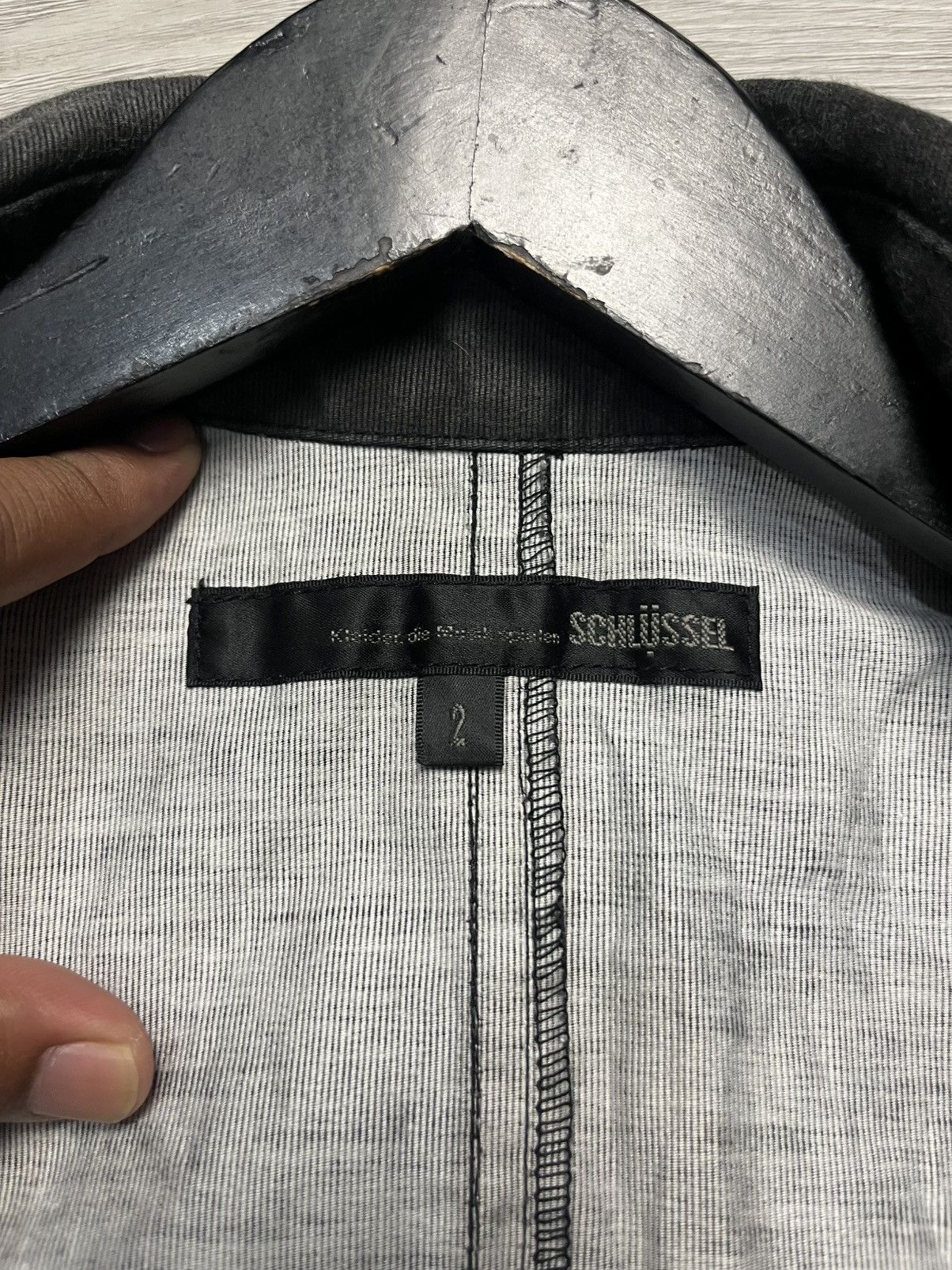 Japanese Brand Y2k Schlussel 14th addiction lgb style waxed Jacket Size M / US 6-8 / IT 42-44 - 4 Thumbnail