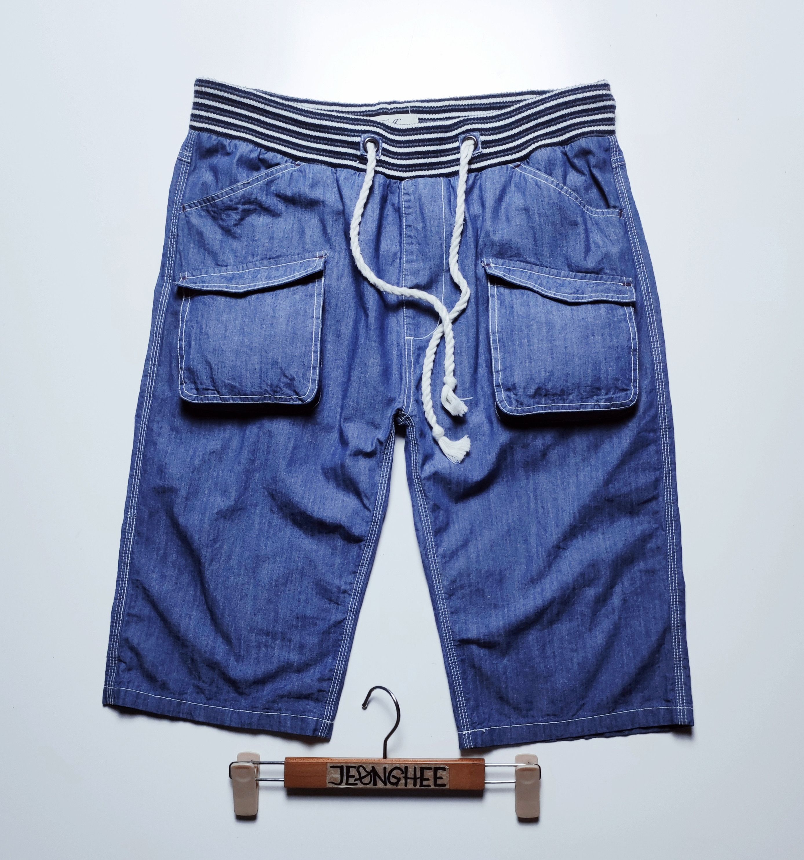 Other Halham Denim Multipocket Cargo Short Bush Pants Size US 32 / EU 48 - 1 Thumbnail