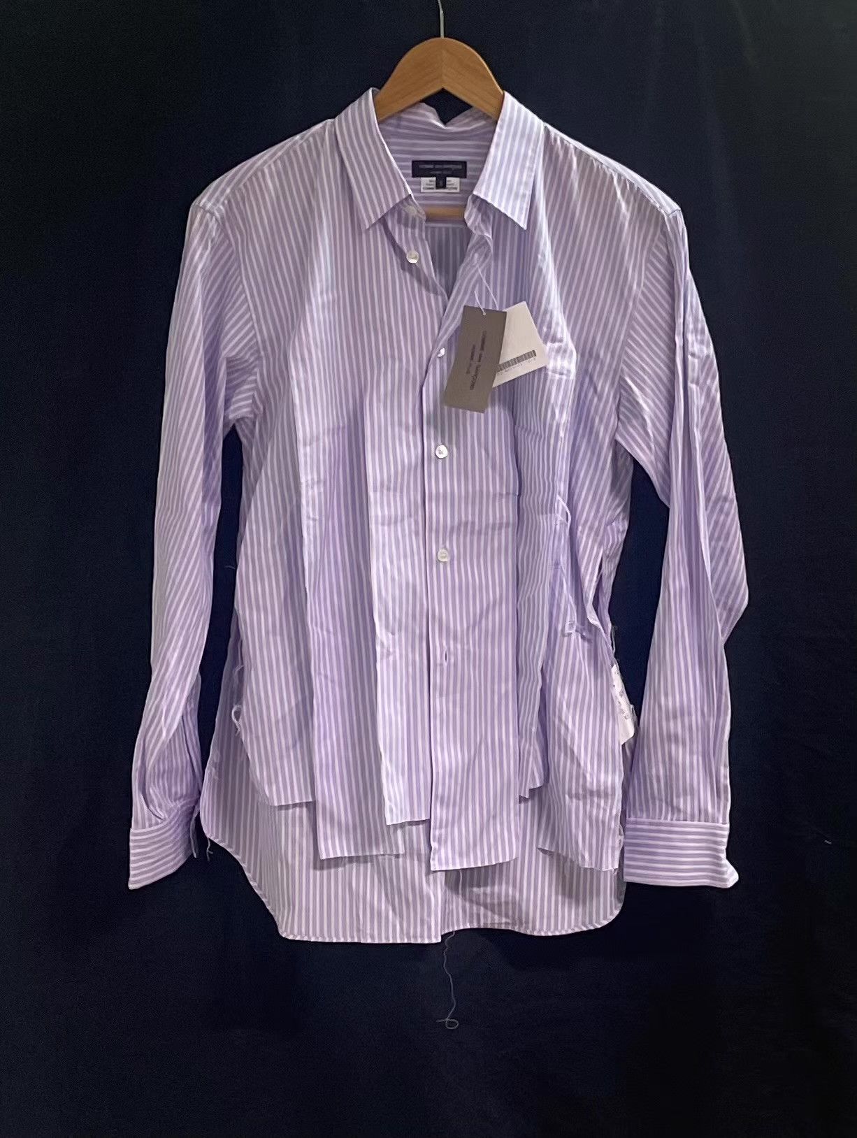 Comme des Garcons Comme des Garçons Homme Plus 19SS Ripped Shirt Ｑ21 Size US S / EU 44-46 / 1 - 1 Thumbnail