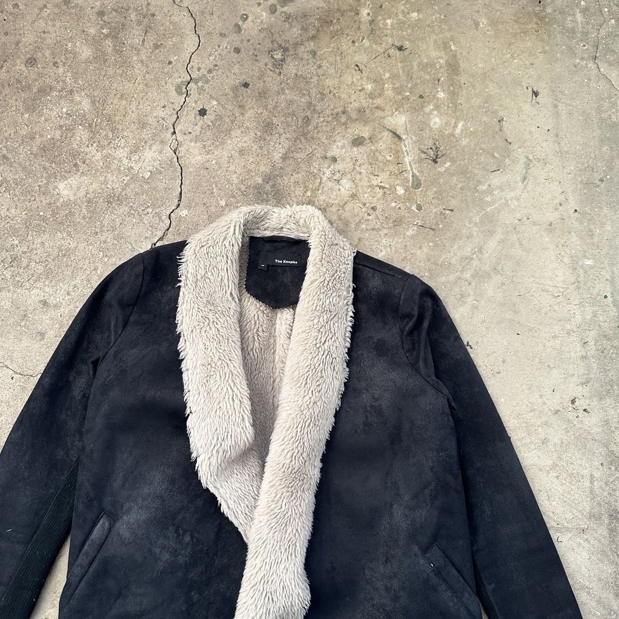Designer × The Kooples The Kooples black with shearling effect women's Jacket Size M / US 6-8 / IT 42-44 - 3 Thumbnail