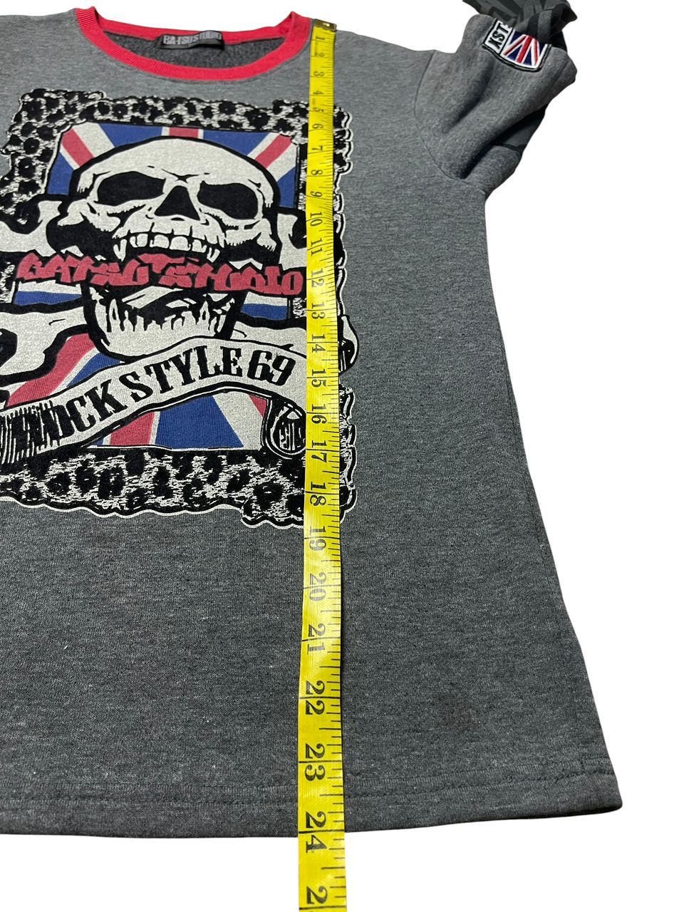 Japanese Brand BA-TSU Studio Rockstyle 69 Skull Long sleeve T-Shirt Size US XS / EU 42 / 0 - 7 Thumbnail