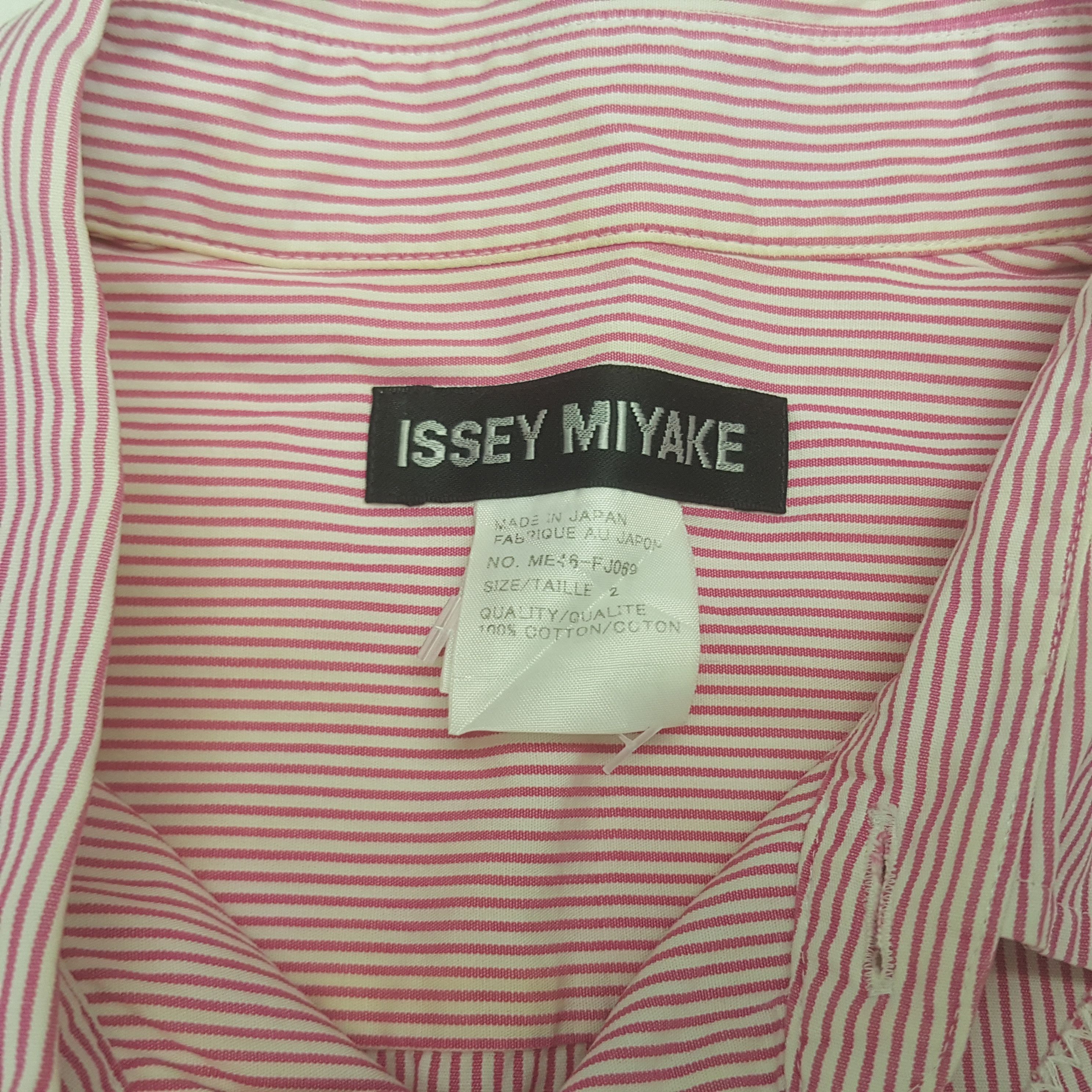 Issey Miyake Vintage Issey Miyake Japanese Designer Shirt C294N73 Size US L / EU 52-54 / 3 - 9 Thumbnail