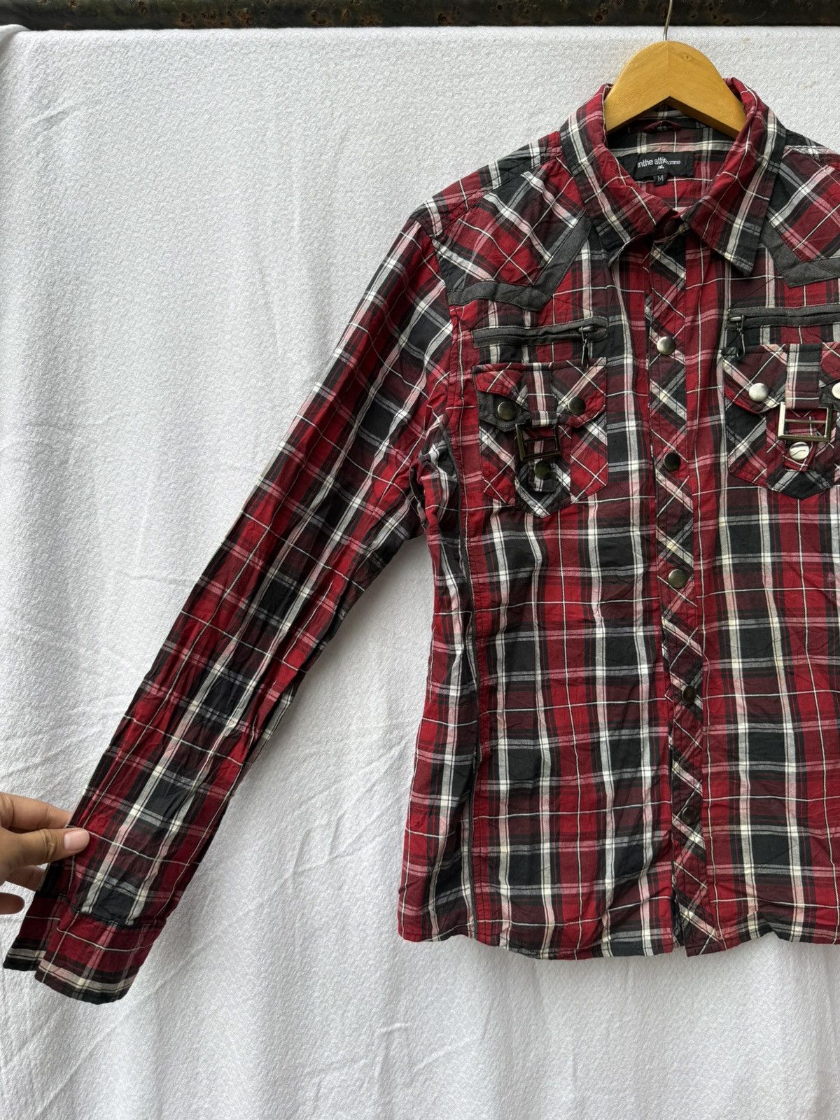 Japanese Brand In the attic homme flannel shirt Size US M / EU 48-50 / 2 - 4 Thumbnail