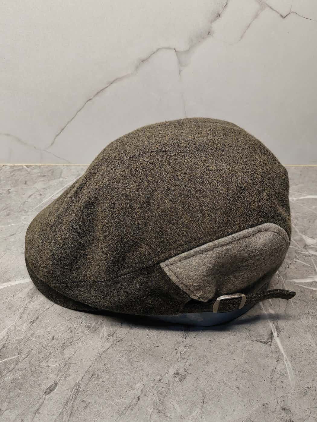 image of Playboy Wool Flat Hat Cap in Mix, Men's